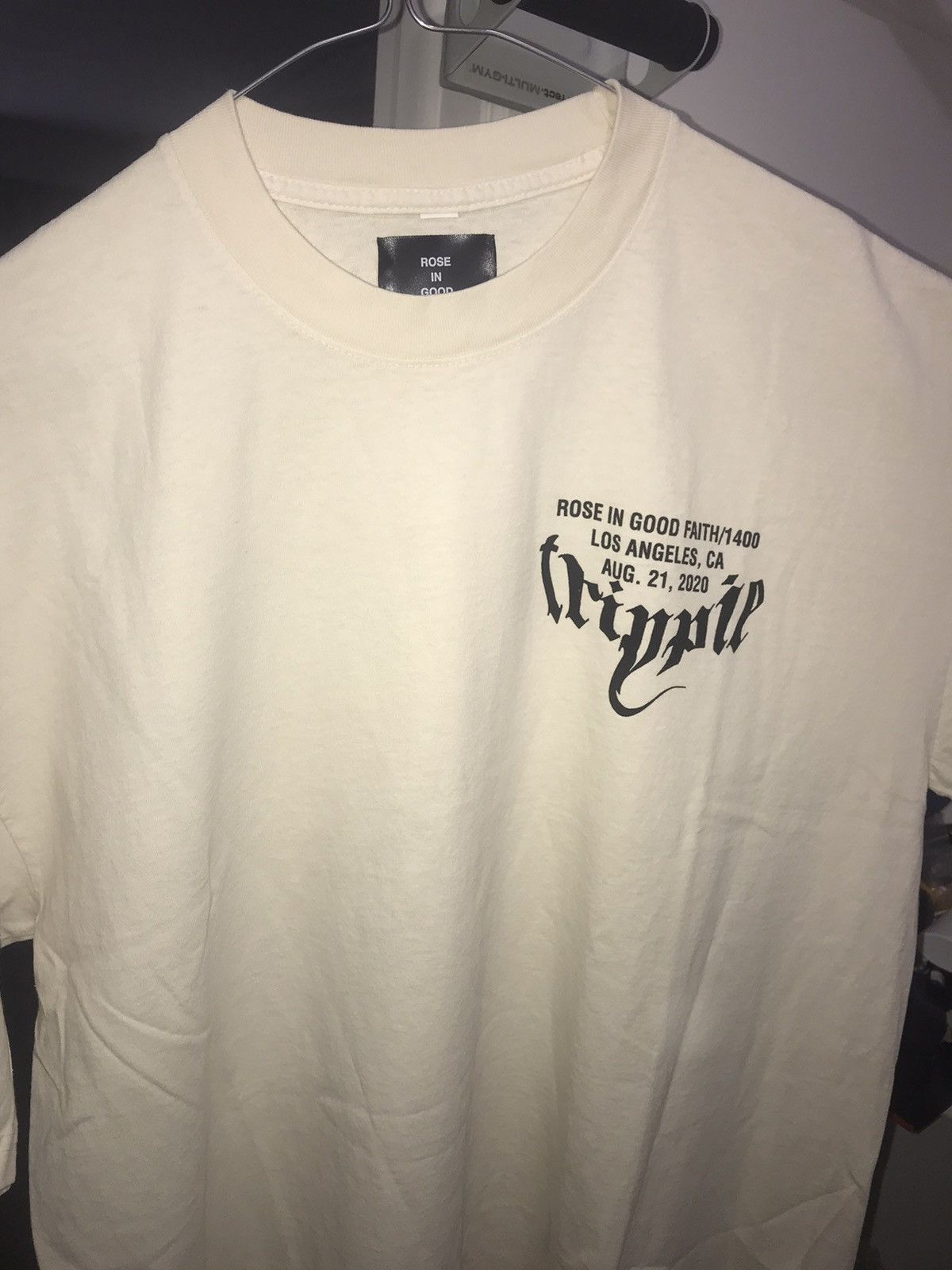 ROSE IN GOOD FAITH Trippie Redd X Rose in good faith t shirt XL tan rare Size US XL / EU 56 / 4 - 3 Thumbnail
