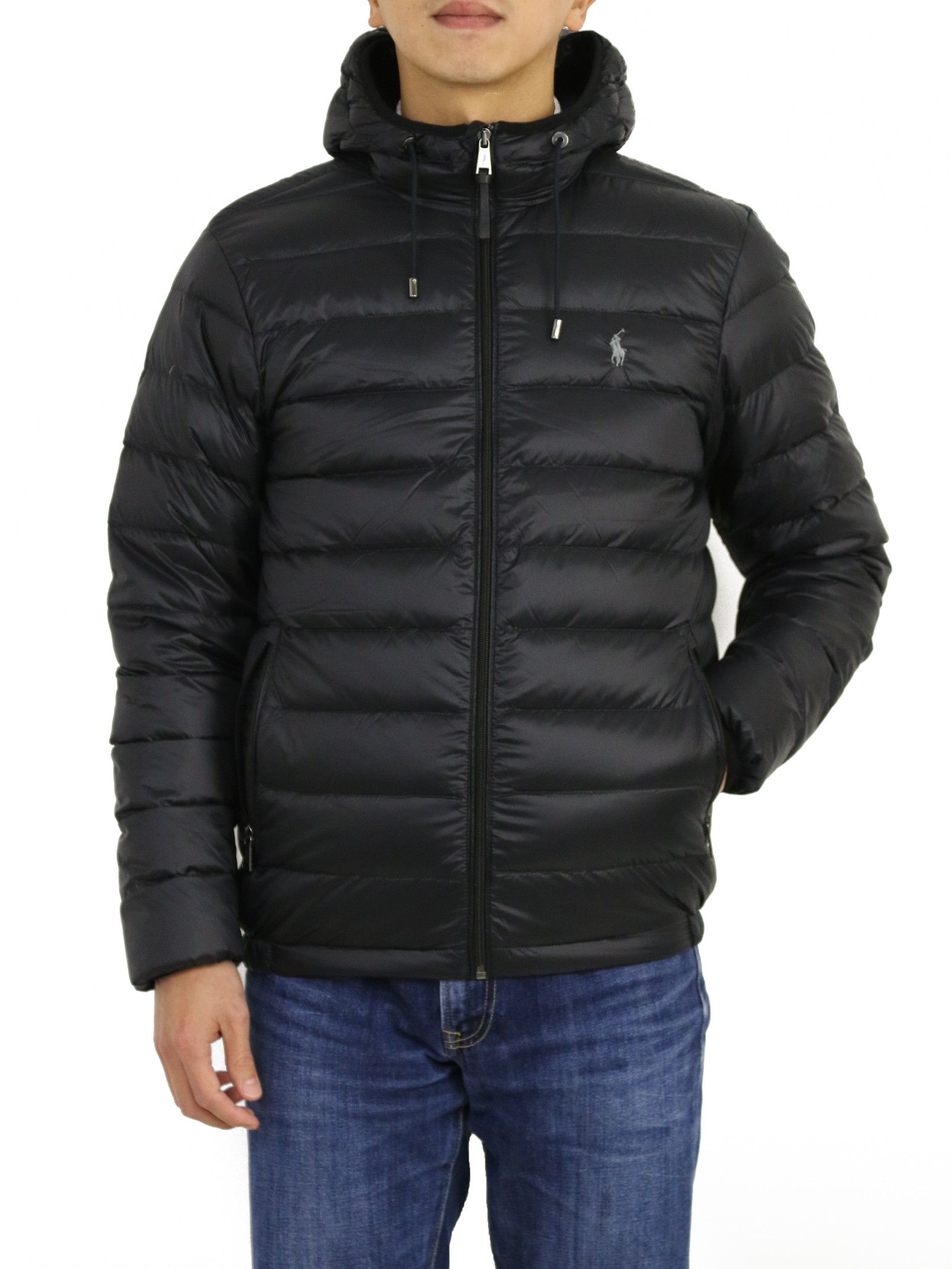 Packable down hooded coat ralph lauren best sale