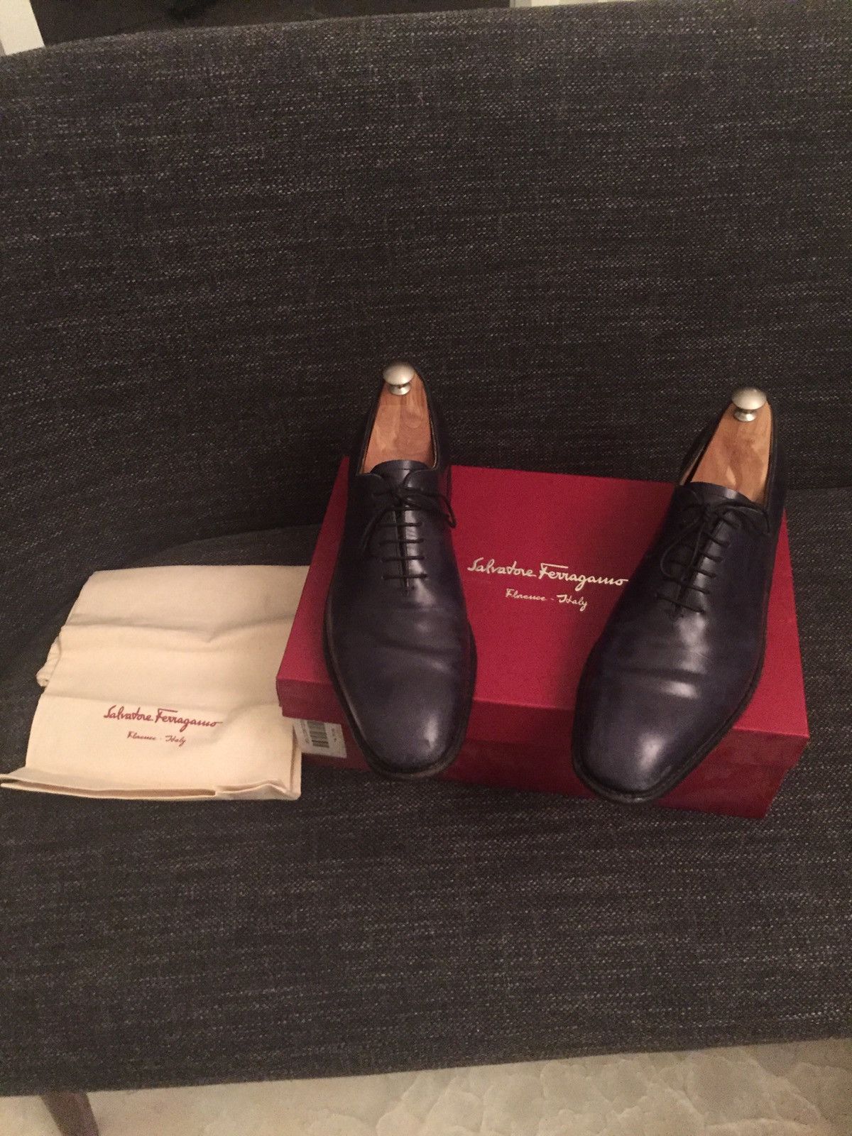 Salvatore Ferragamo size‎ 9 men’s Tramezza plain toe Oxford, Carmelo Tramezza plain toe Oxford - Men | Ferragamo main image 2