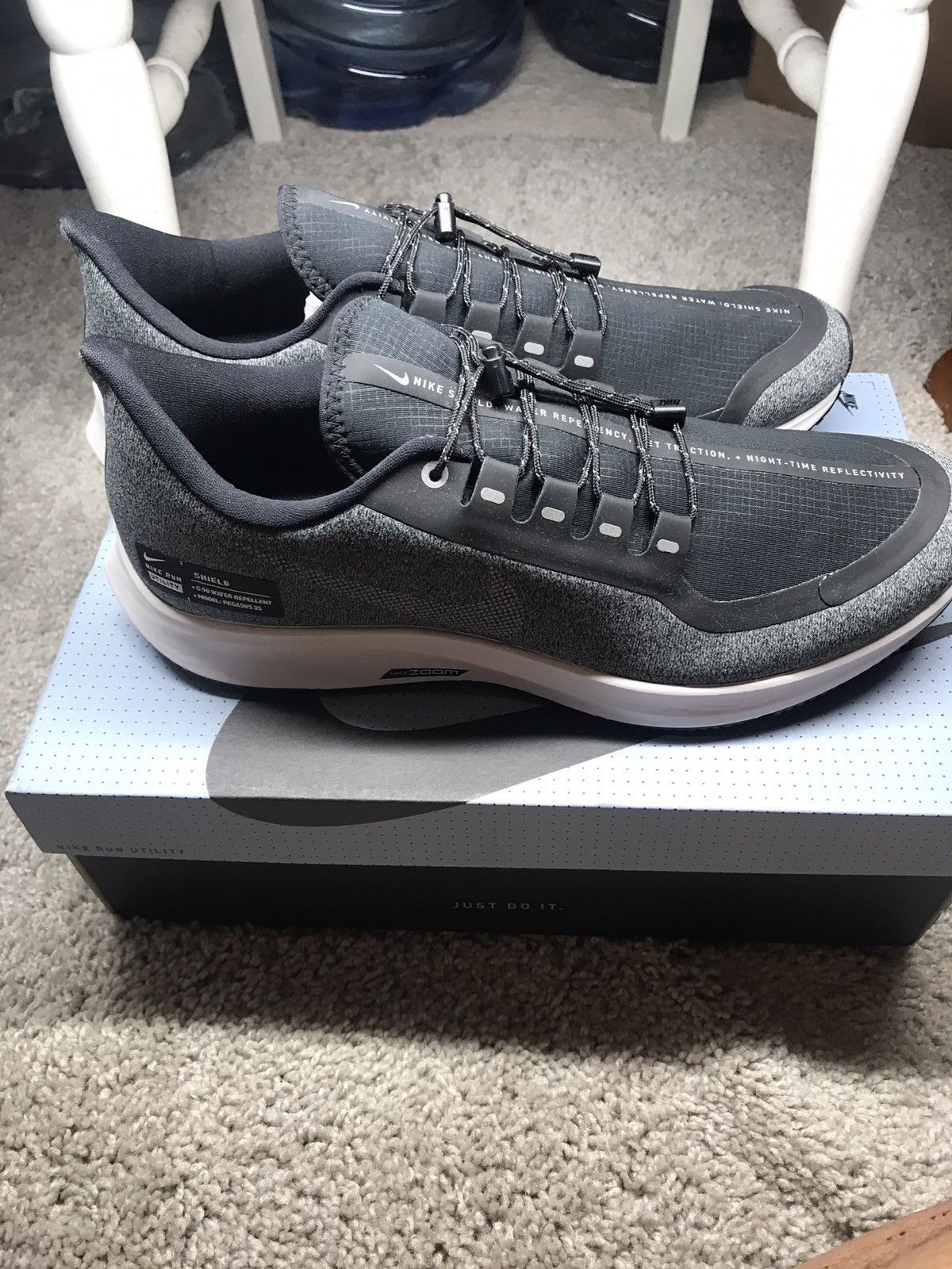 Air Zoom Pegasus 35 Shield Black Cool Grey Footwear