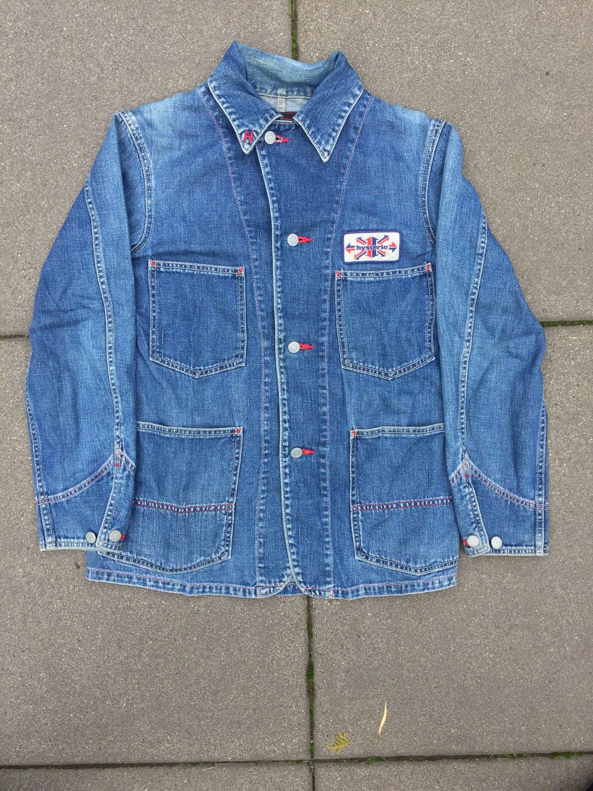 Hysteric Glamour Rare Archive Hysteric Glamour Denim Patch Chore Jacket Size US M / EU 48-50 / 2 - 1 Thumbnail