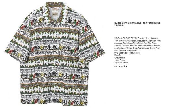 Stussy X Our legacy tomtom shirts