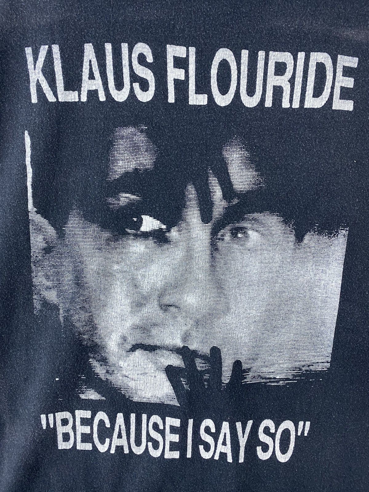 Band Tees vintage 1988 KLAUS FLOURIDE because i say so rare t-shirts Size US XL / EU 56 / 4 - 3 Thumbnail
