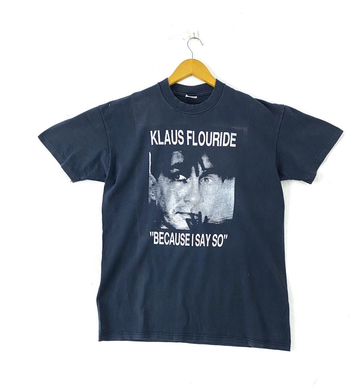 Band Tees vintage 1988 KLAUS FLOURIDE because i say so rare t-shirts Size US XL / EU 56 / 4 - 1 Thumbnail