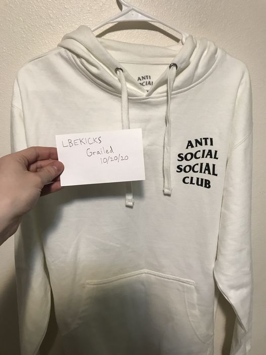 Anti social social 2025 club hoodie grailed