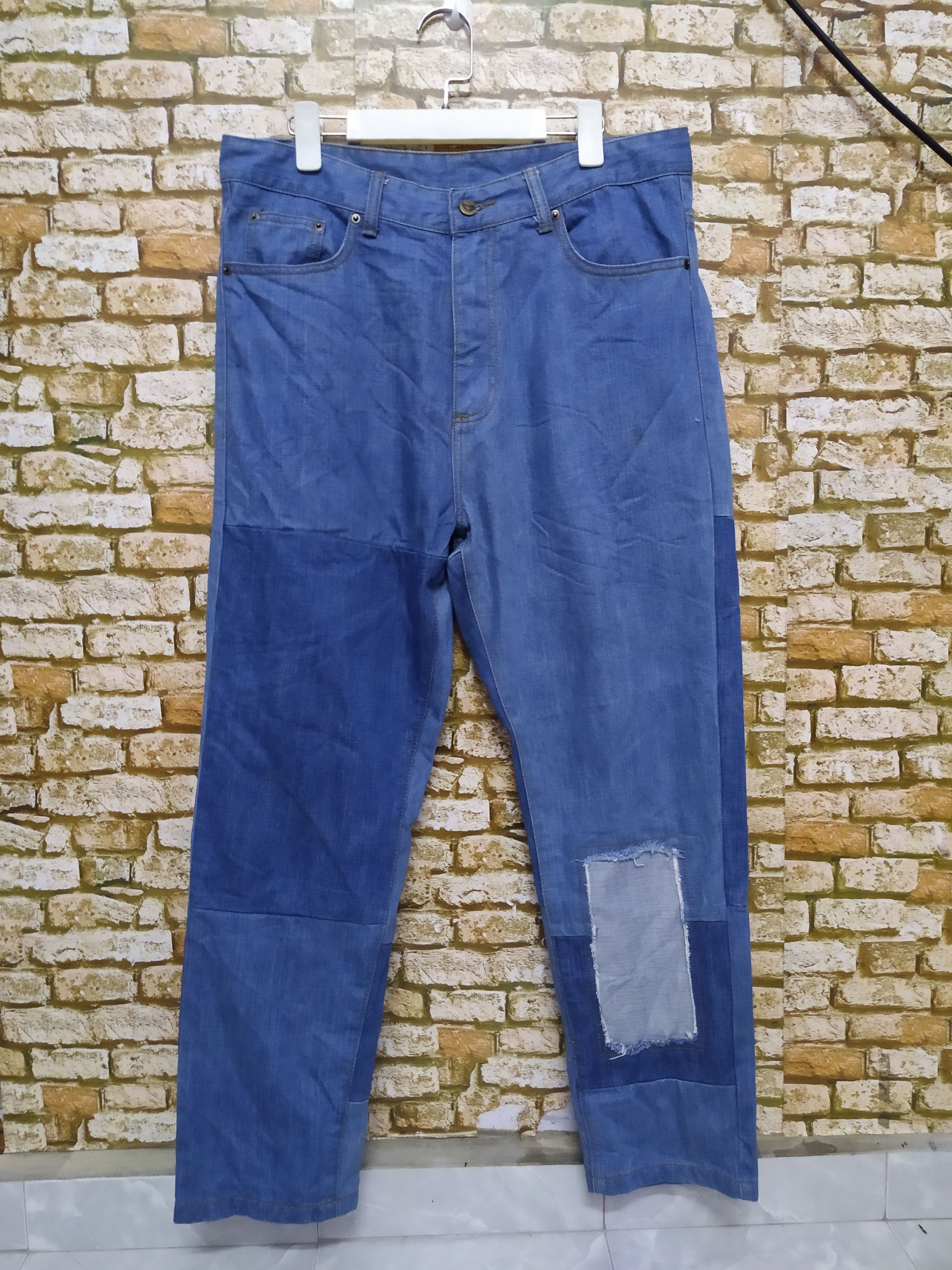 Other TYAKASHA DENIM PATCHWORK (B594) Size US 36 / EU 52 - 1 Thumbnail