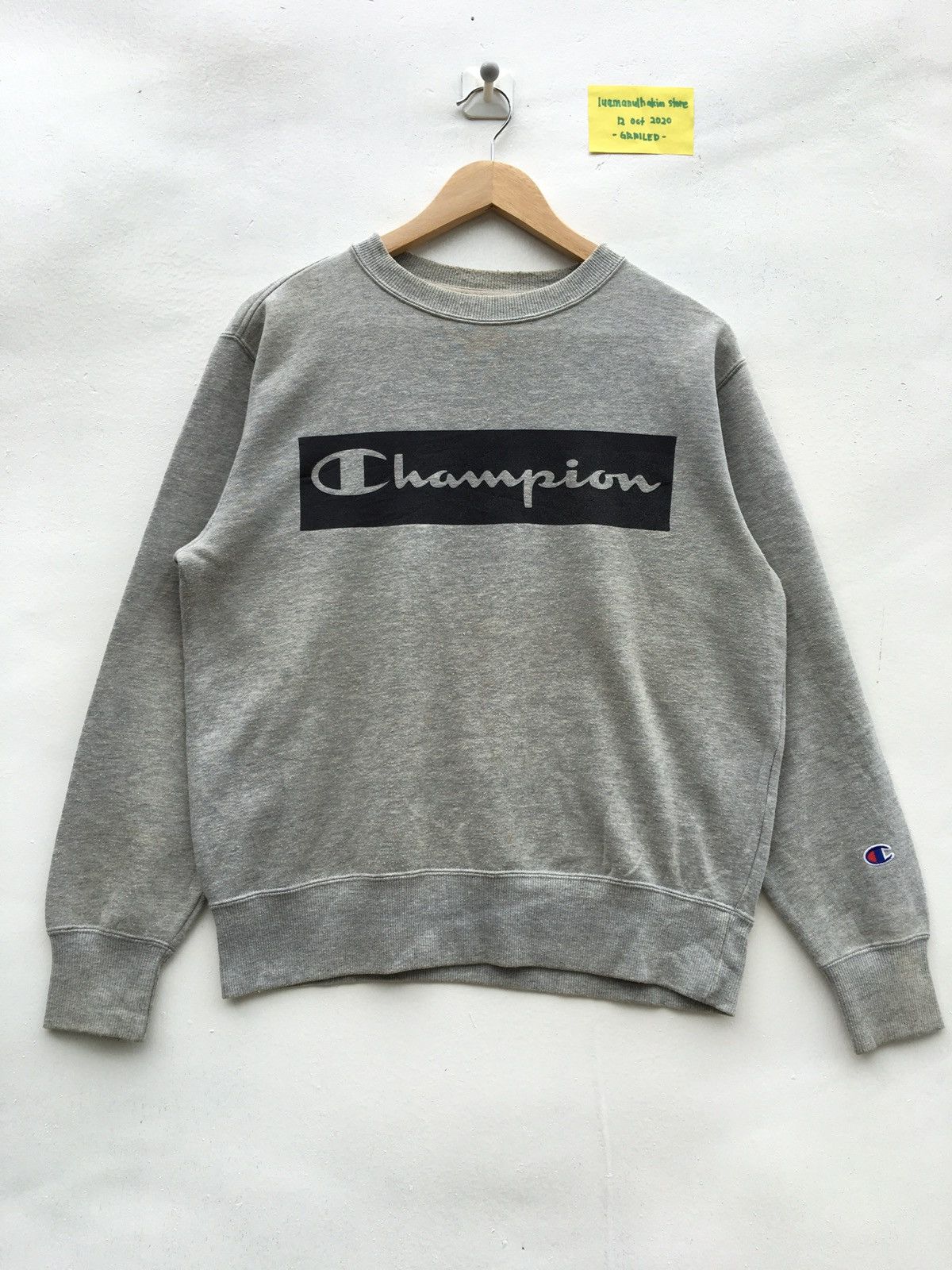 Champion Vintage Champion Biglogo Spellout Sweatshirt Size US M / EU 48-50 / 2 - 2 Thumbnail