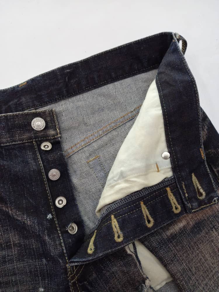 Japanese Brand Takeo Kikuchi Jeans Distressed Denim Japan Size US 32 / EU 48 - 8 Thumbnail