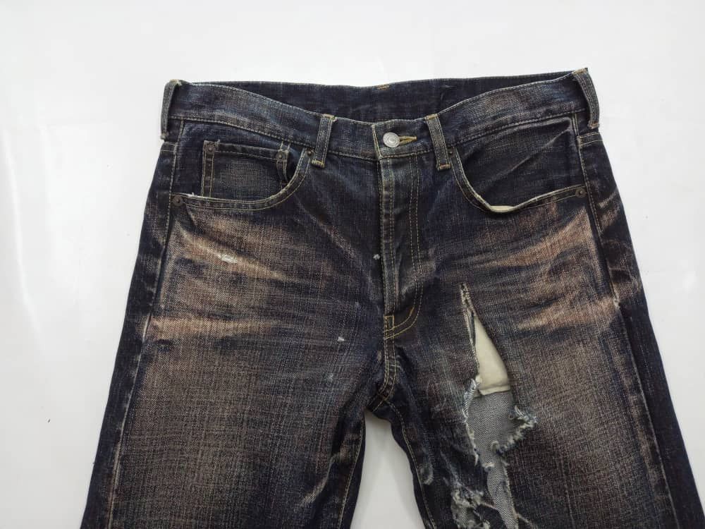 Japanese Brand Takeo Kikuchi Jeans Distressed Denim Japan Size US 32 / EU 48 - 6 Thumbnail