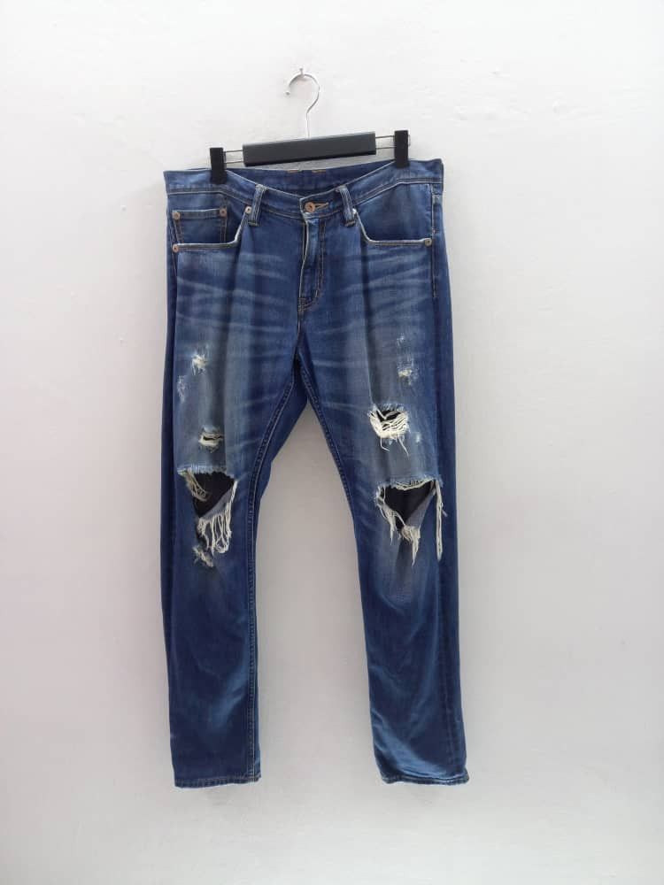 Japanese Brand Takeo Kikuchi Jeans Distressed Denim Japan Size US 34 / EU 50 - 1 Thumbnail