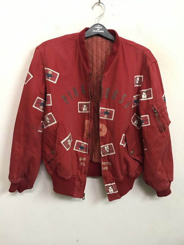Karl Helmut × Pink House Karl Helmut Pink House Bear Patches MA1 Bomber Jacket Size US M / EU 48-50 / 2 - 9 Thumbnail