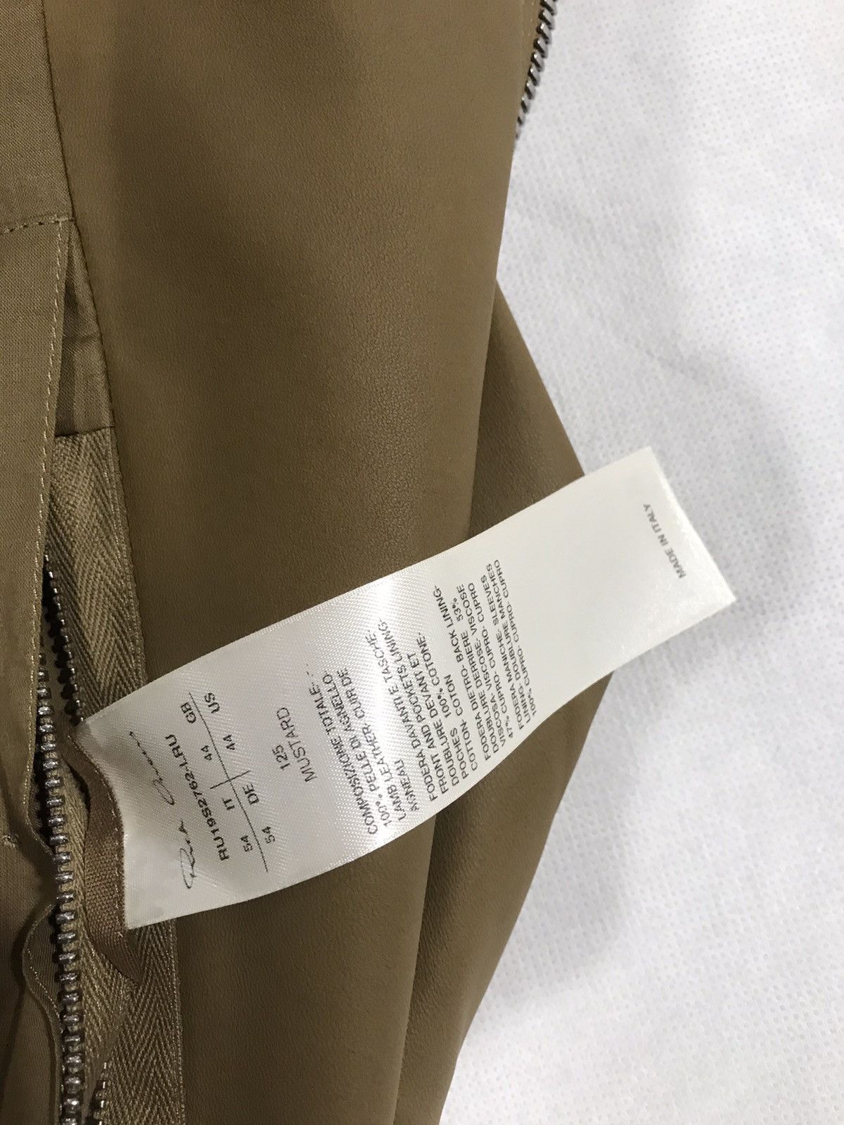Rick Owens Rick Owens Babel S/S 19 men’s leather jacket. 54/L. $2950 Size US L / EU 52-54 / 3 - 7 Thumbnail