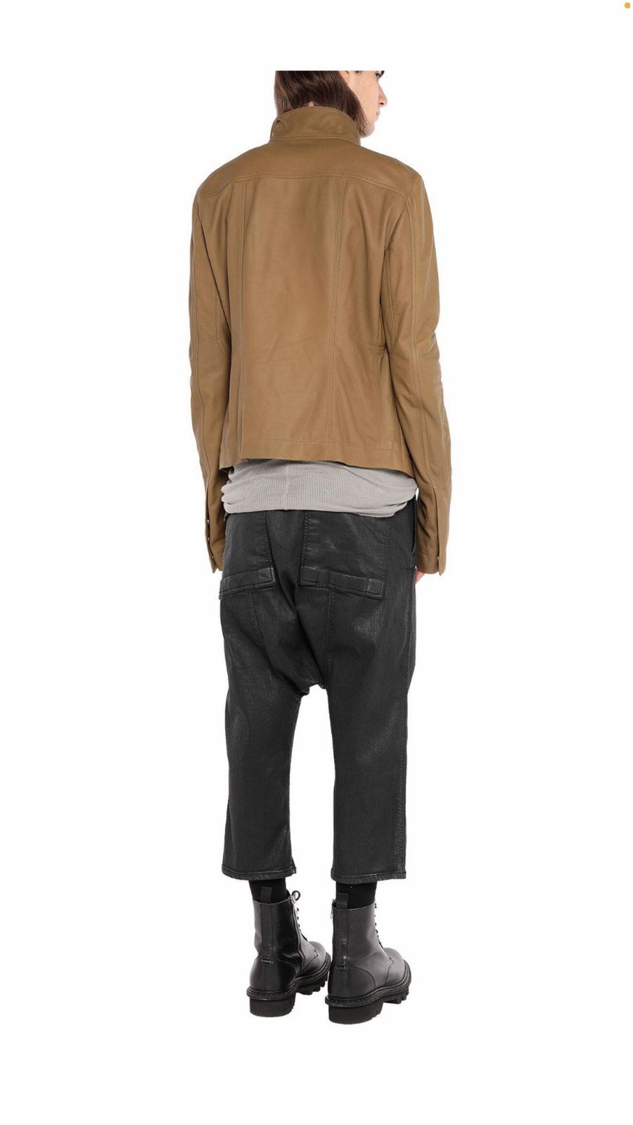 Rick Owens Rick Owens Babel S/S 19 men’s leather jacket. 54/L. $2950 Size US L / EU 52-54 / 3 - 13 Thumbnail