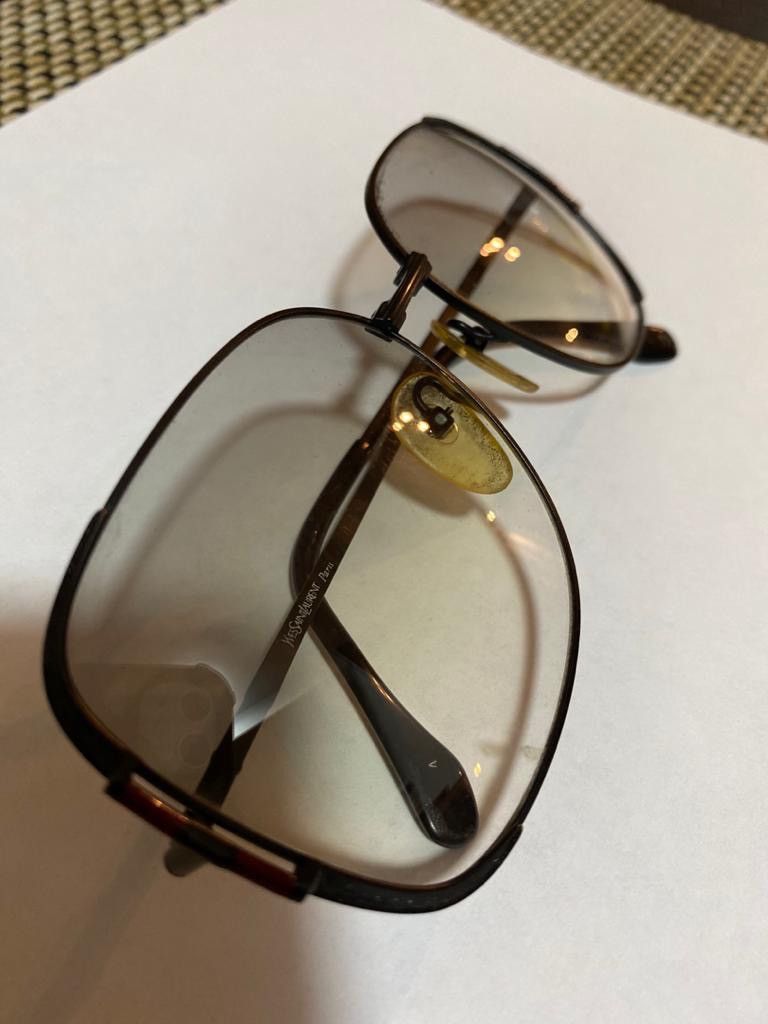 Vintage × Yves Saint Laurent Vintage Yves Saint Laurent sunglasses model 31-8602 Size ONE SIZE - 6 Thumbnail