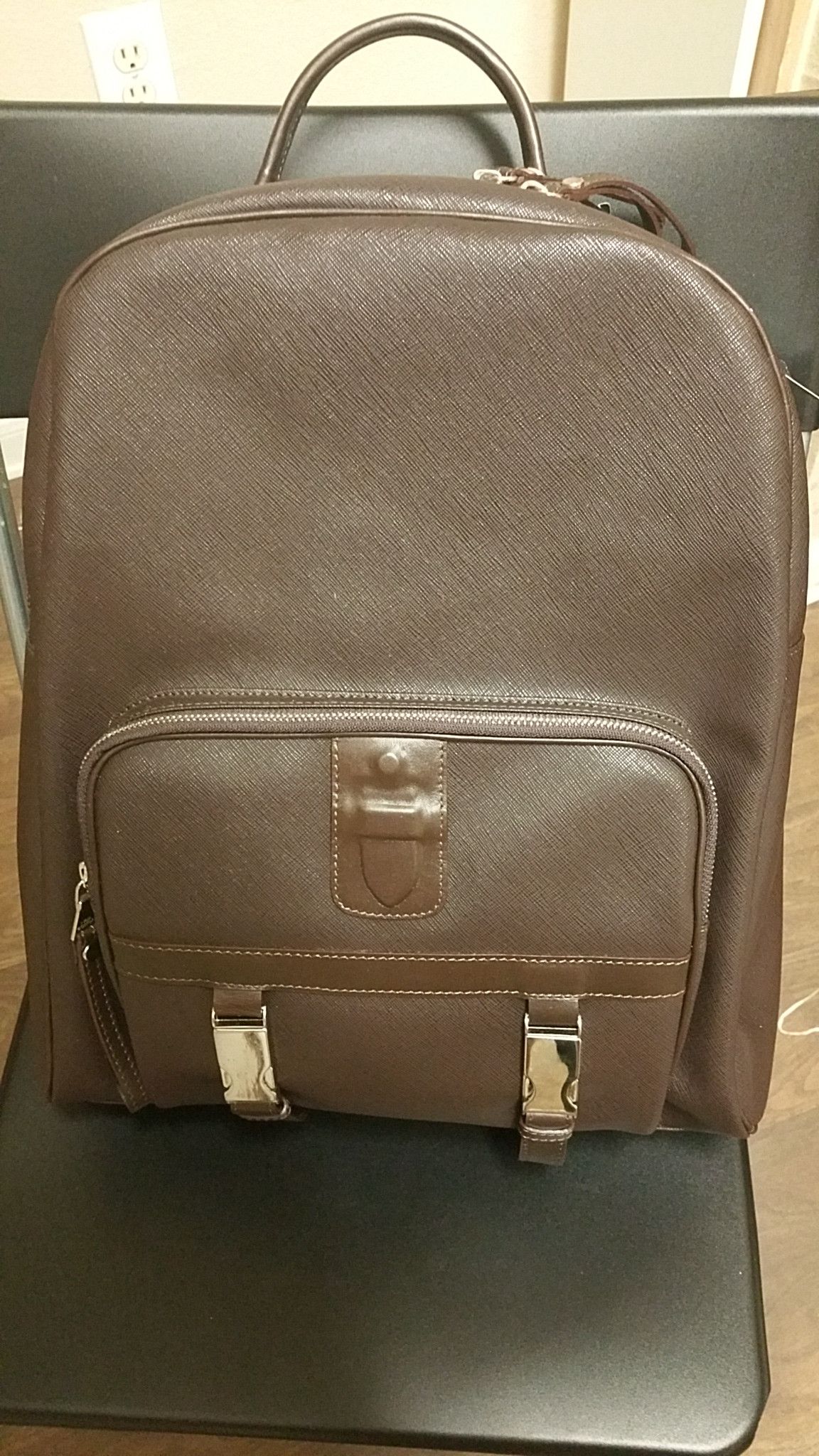 Neil Barrett Neil Barrett Leather Backpack Size ONE SIZE - 1 Thumbnail