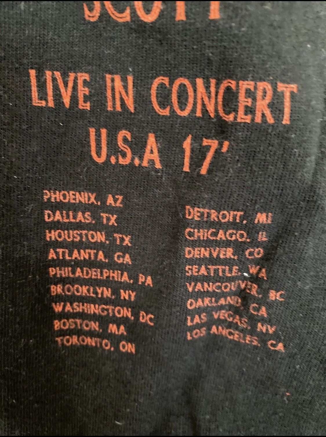 Travis Scott Travis Scott 2017 DAMN Tour Merch Size US L / EU 52-54 / 3 - 5 Thumbnail