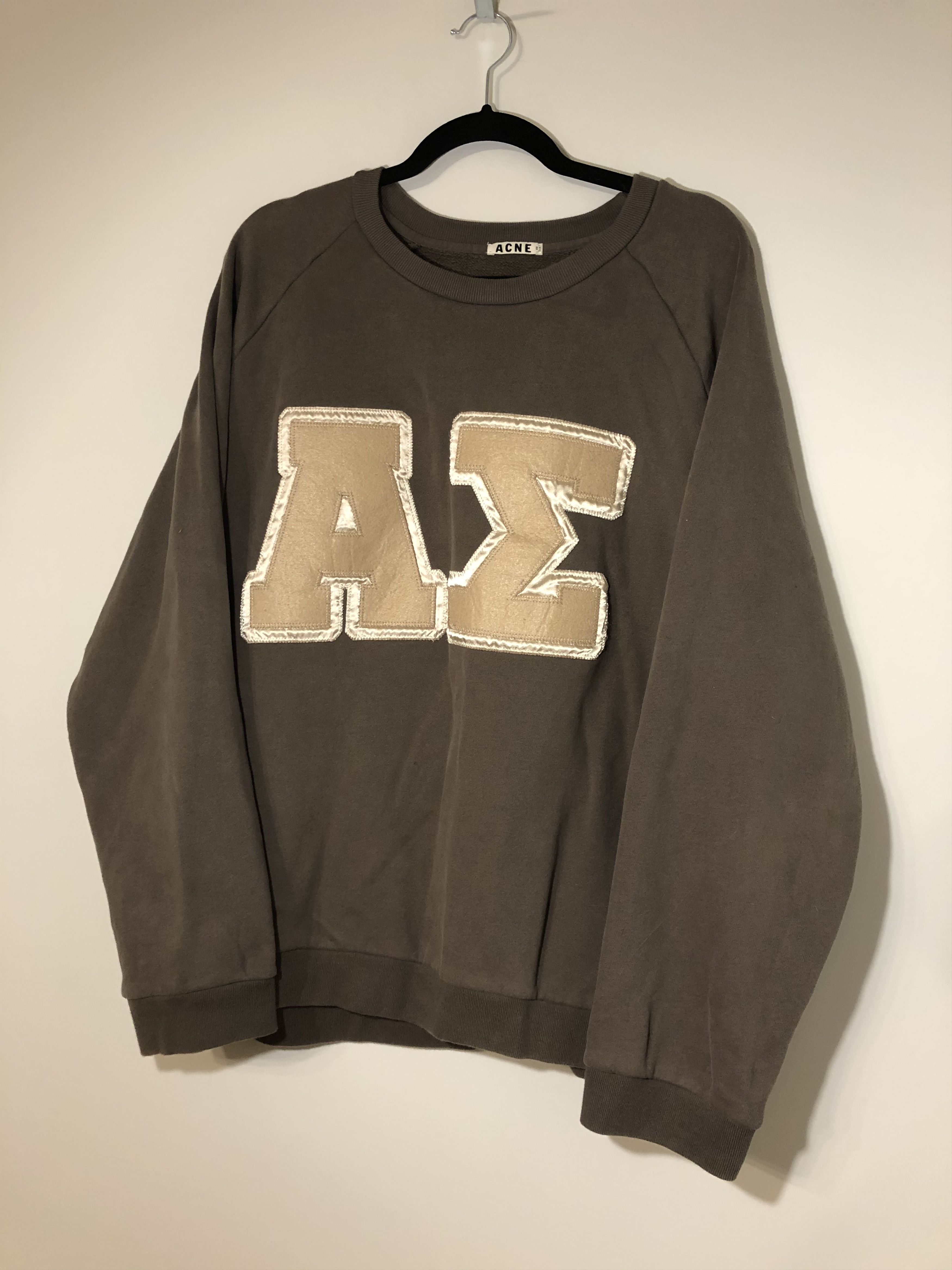 トップス Acne Studios(Acne) BRIANPATCHSWEAT AW13 Acne Studios Acne Studios Brian Patch AW 13 Sweatshirt | Grailed