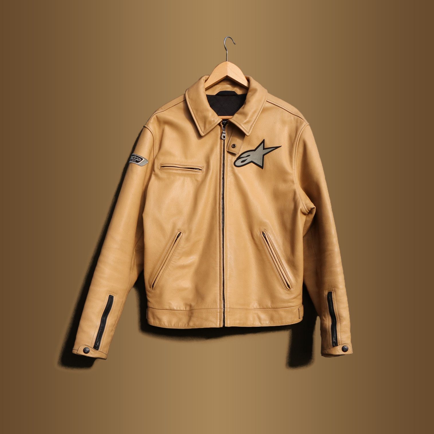 Leather Jacket × Racing × Vintage 𝗔𝗟𝗣𝗜𝗡𝗘𝗦𝗧𝗔𝗥𝗦 Leather Jacket × Racing × Vintage 𝗔𝗟𝗣𝗜𝗡𝗘𝗦𝗧𝗔𝗥𝗦