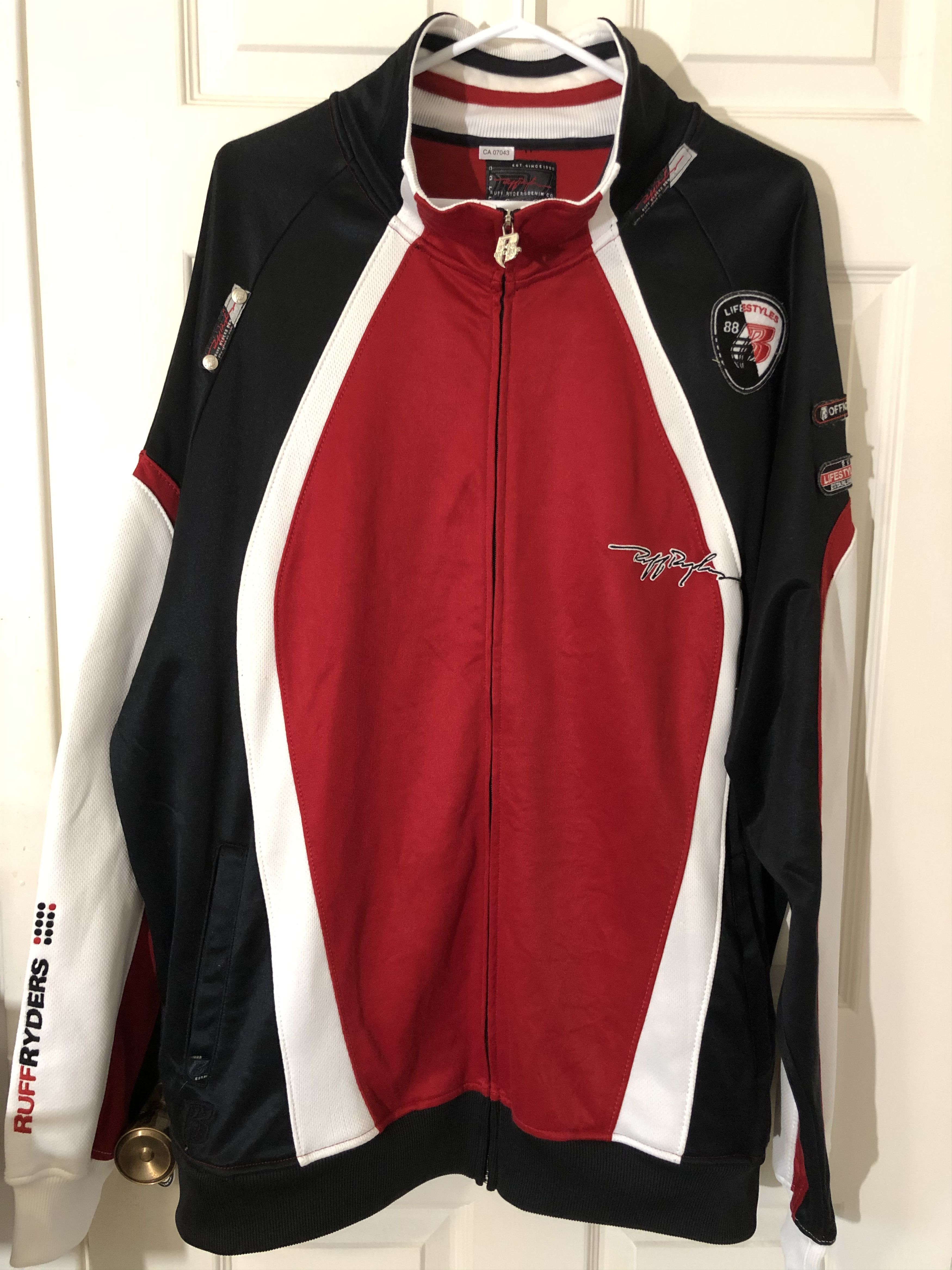 Ruff Ryders Ruff Ryders Denim Co. DMX Zip Up Track Jacket Grailed