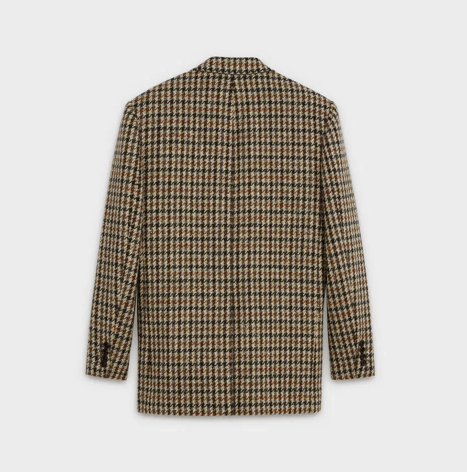 Celine Celine Tournon Jacket in Checked Wool | Grailed