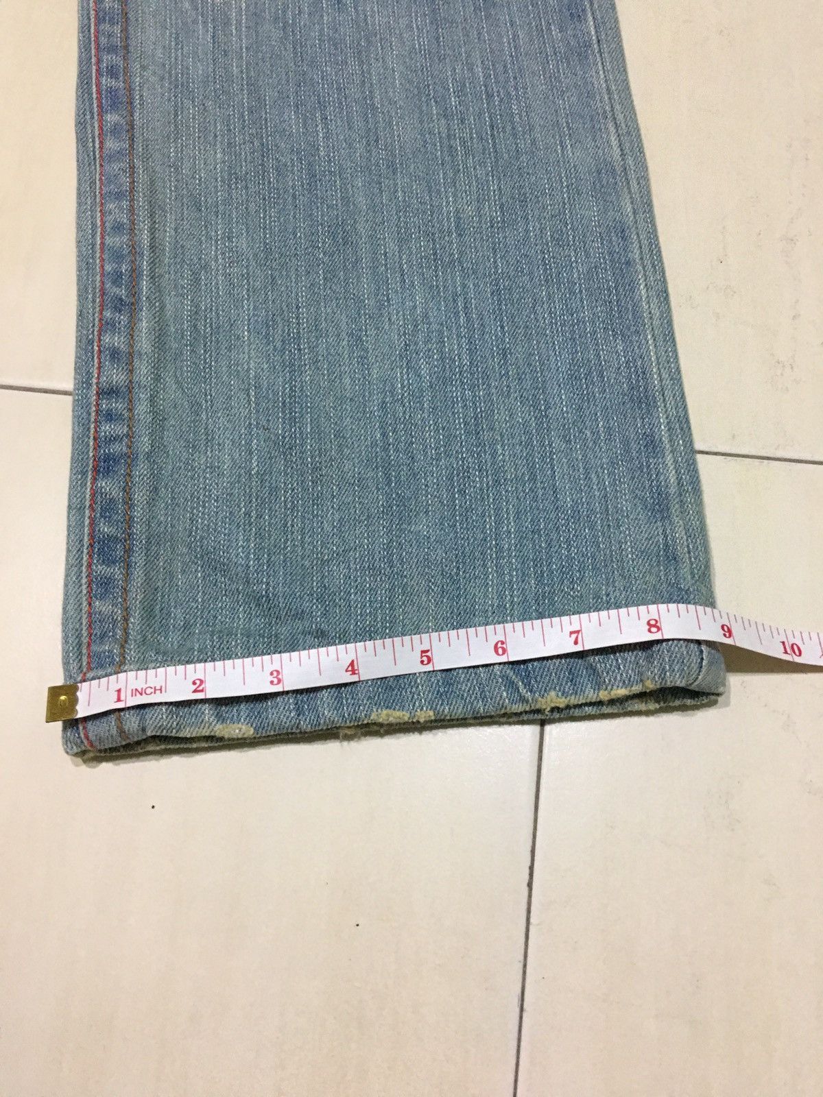 Gotcha Gotcha Surf Distressed Denim Style Jeans Size US 32 / EU 48 - 10 Thumbnail