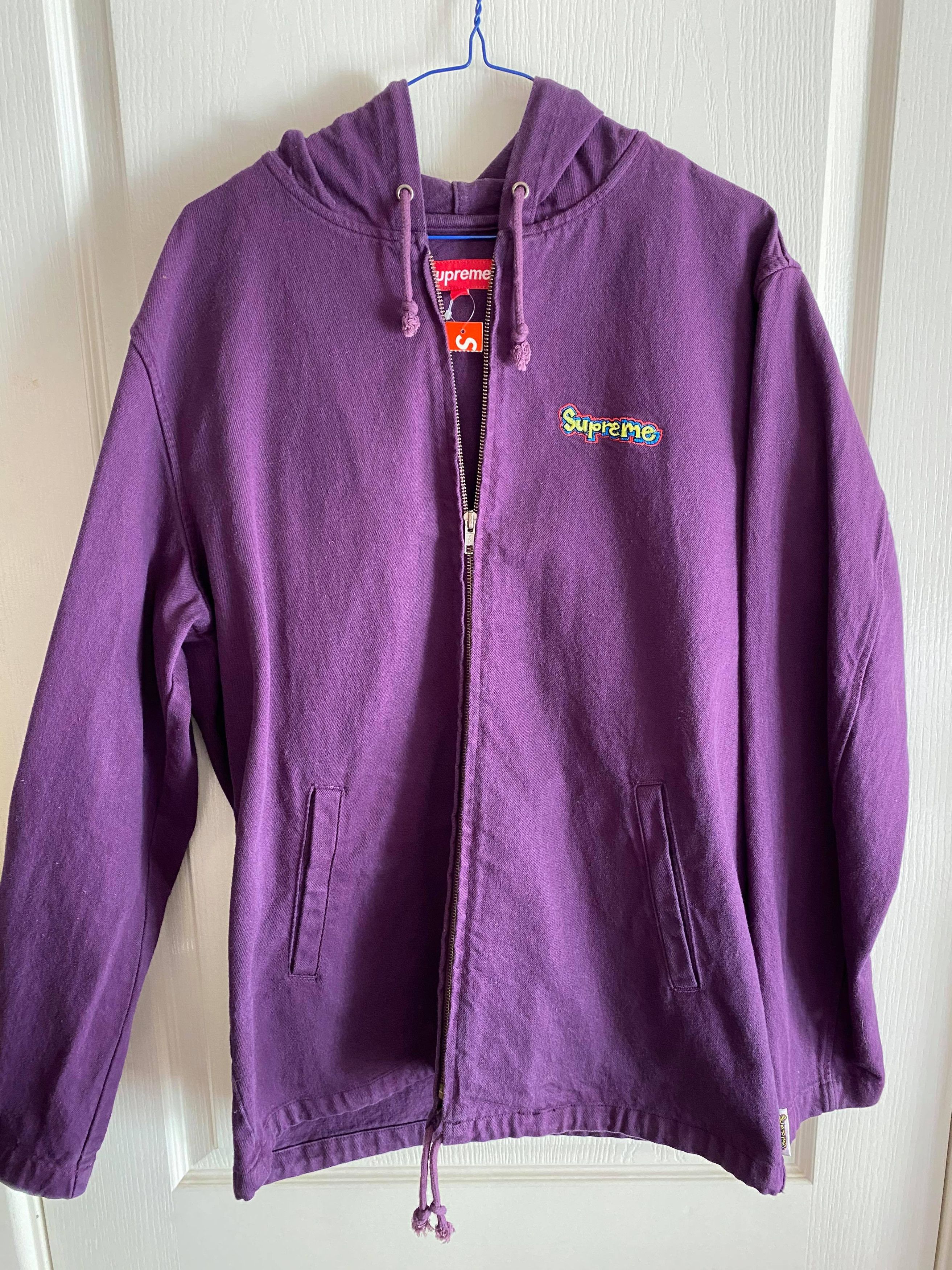 Supreme Supreme Denim Hooded Coach Jacket Size US L / EU 52-54 / 3 - 1 Thumbnail