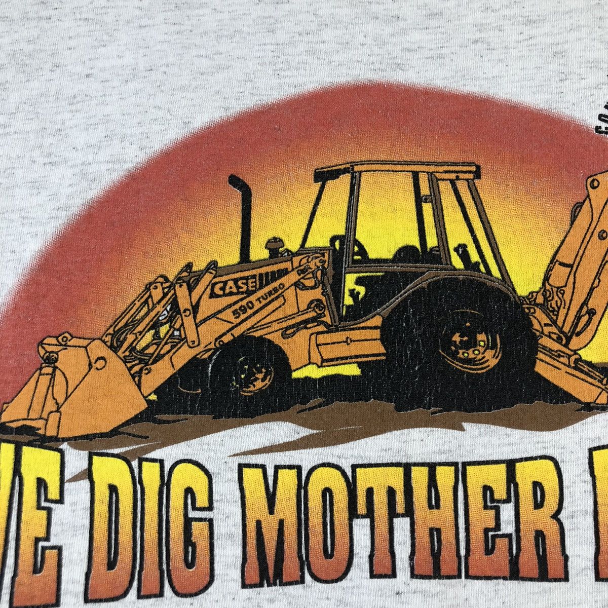 Vintage We Dig Mother Earth Caterpillar Case Construction Vintage T Size US XL / EU 56 / 4 - 6 Thumbnail