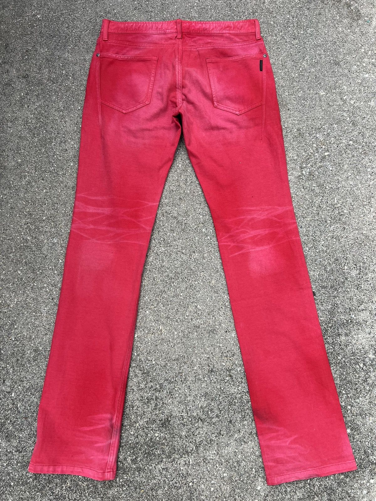 Neil Barrett Neil Barrett Black Barrett Made in Japan Red Pant Size US 31 - 2 Thumbnail