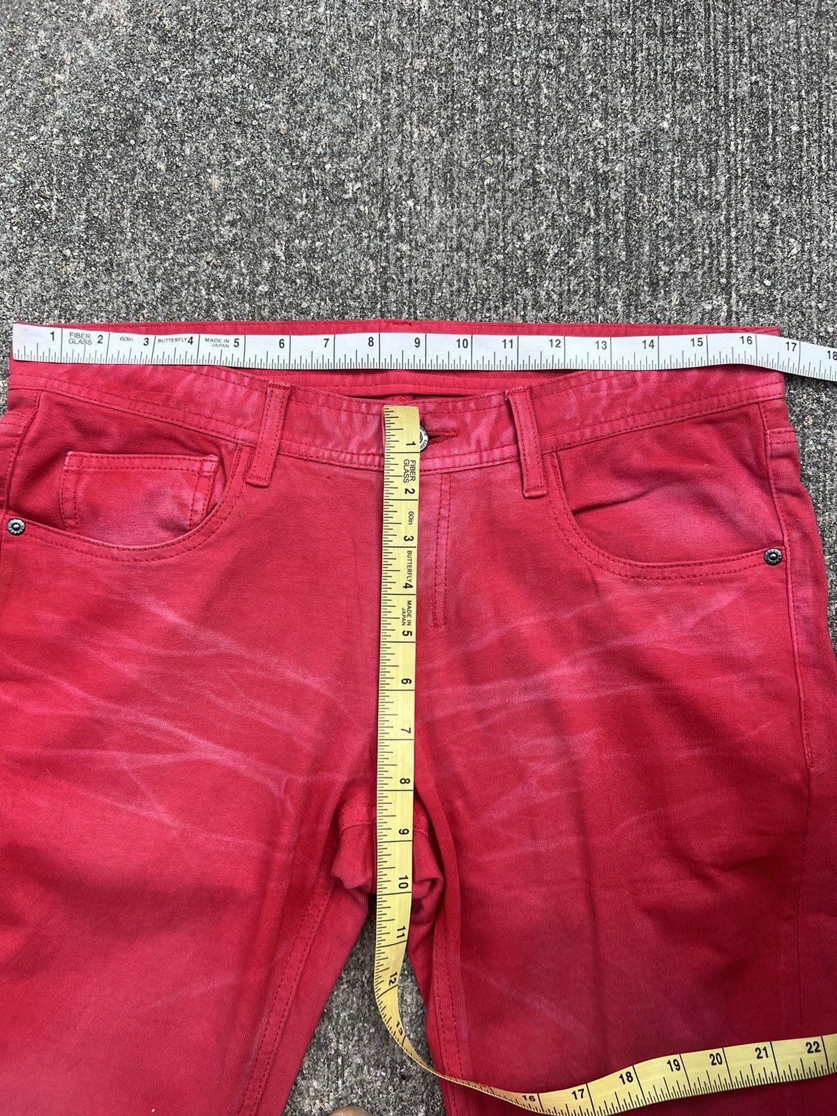 Neil Barrett Neil Barrett Black Barrett Made in Japan Red Pant Size US 31 - 3 Thumbnail