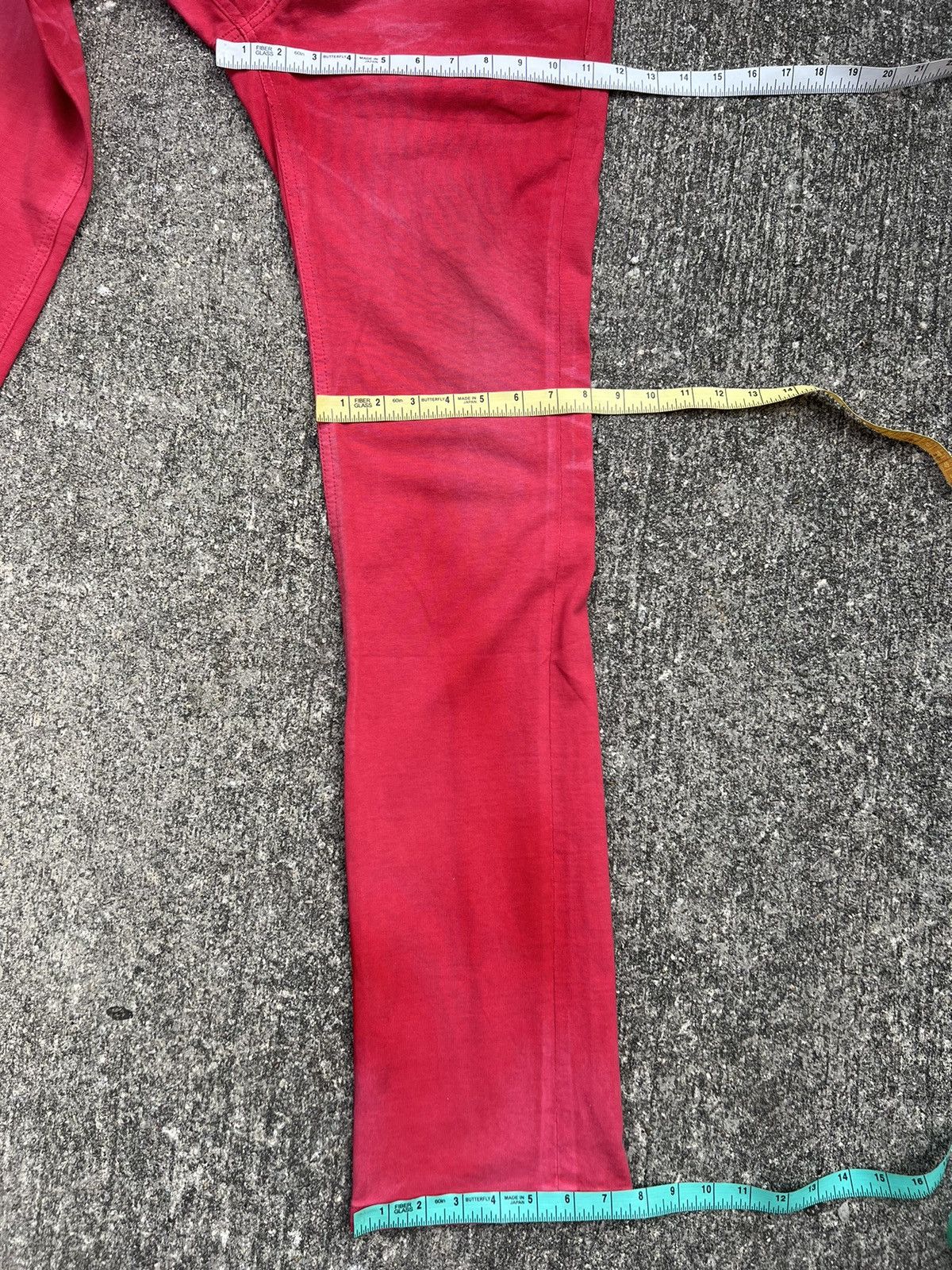 Neil Barrett Neil Barrett Black Barrett Made in Japan Red Pant Size US 31 - 4 Thumbnail
