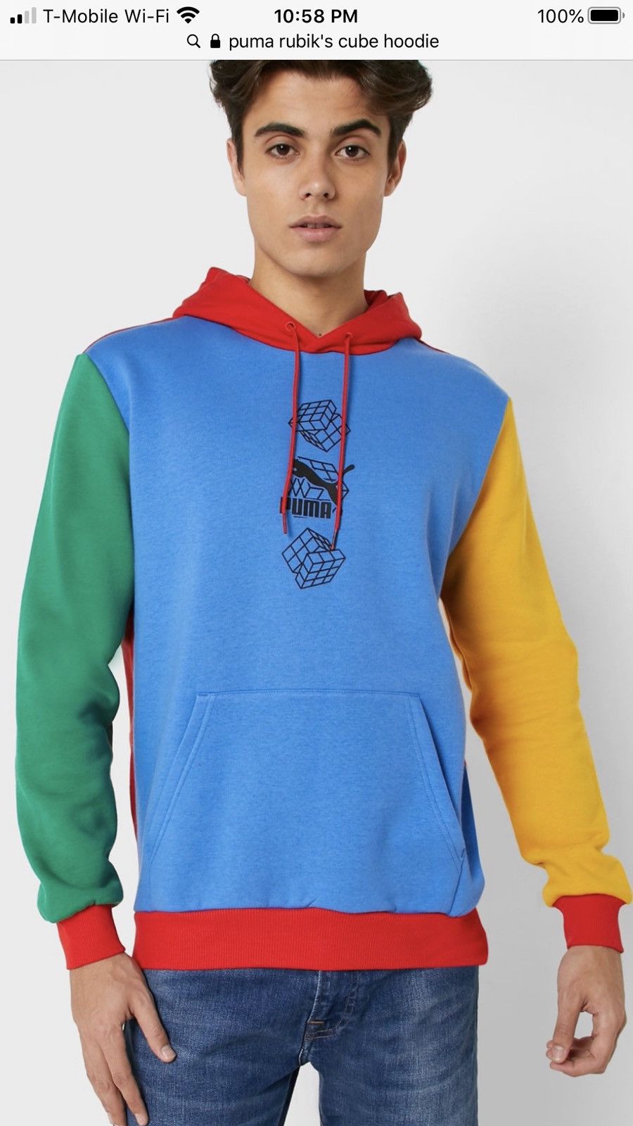 Puma best sale rubik's hoodie