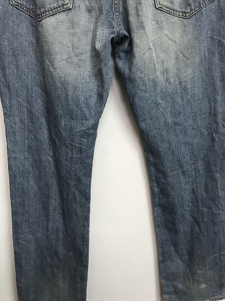 Vintage Blue Way Made in Japan Rips Distressed Denim Jeans Size US 34 / EU 50 - 10 Thumbnail