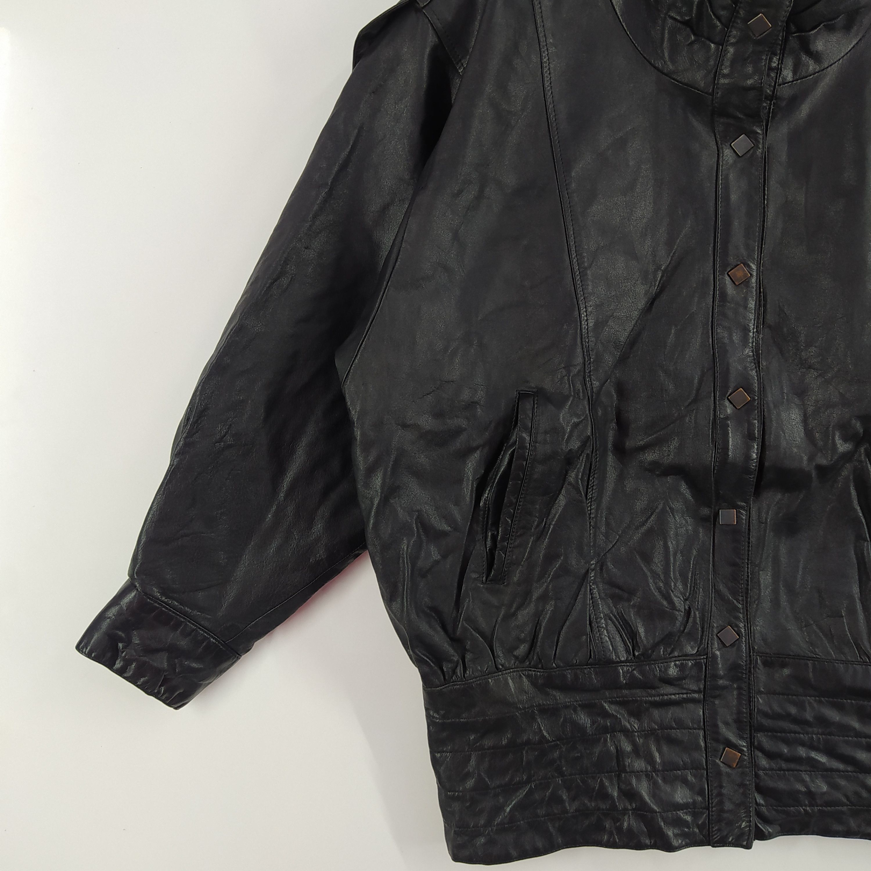 Designer × Japanese Brand × Vintage Vintage Leather Jacket Tur Canadia Tokyo Japan Size US L / EU 52-54 / 3 - 4 Thumbnail