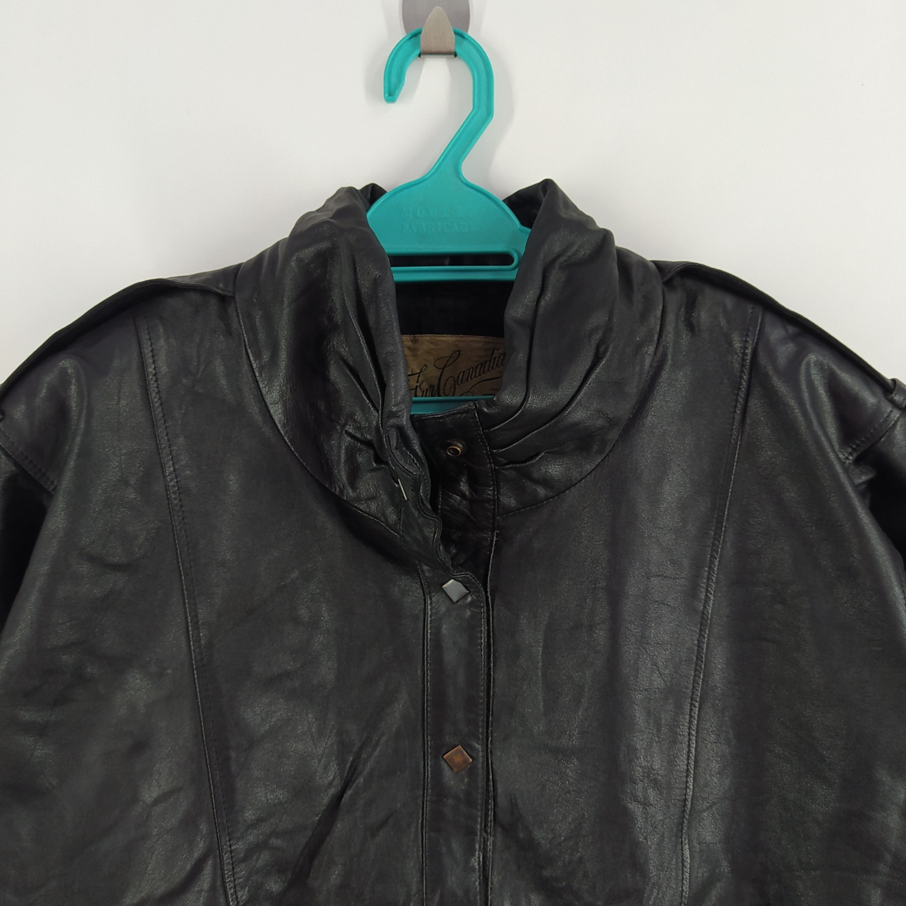 Designer × Japanese Brand × Vintage Vintage Leather Jacket Tur Canadia Tokyo Japan Size US L / EU 52-54 / 3 - 2 Thumbnail