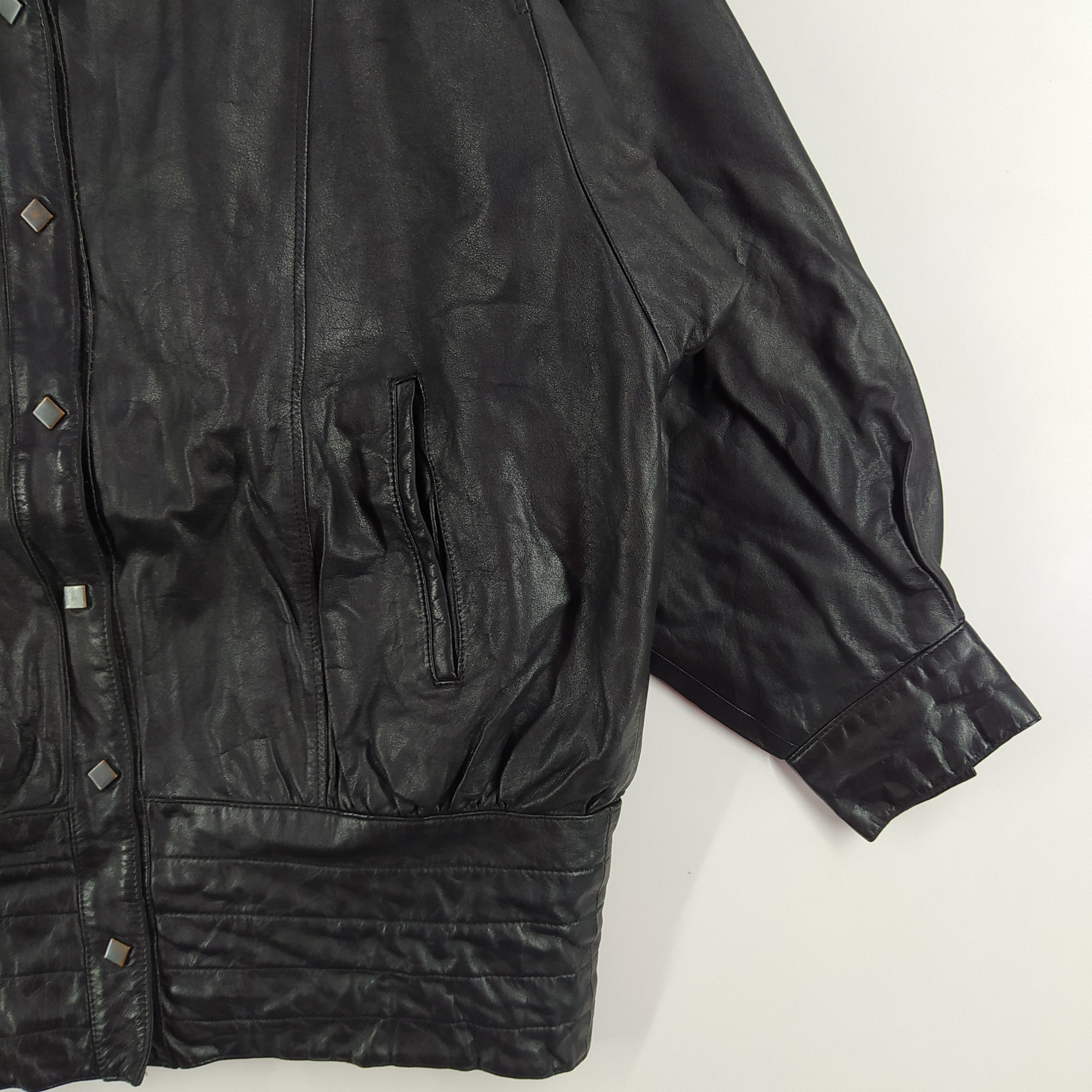 Designer × Japanese Brand × Vintage Vintage Leather Jacket Tur Canadia Tokyo Japan Size US L / EU 52-54 / 3 - 3 Thumbnail