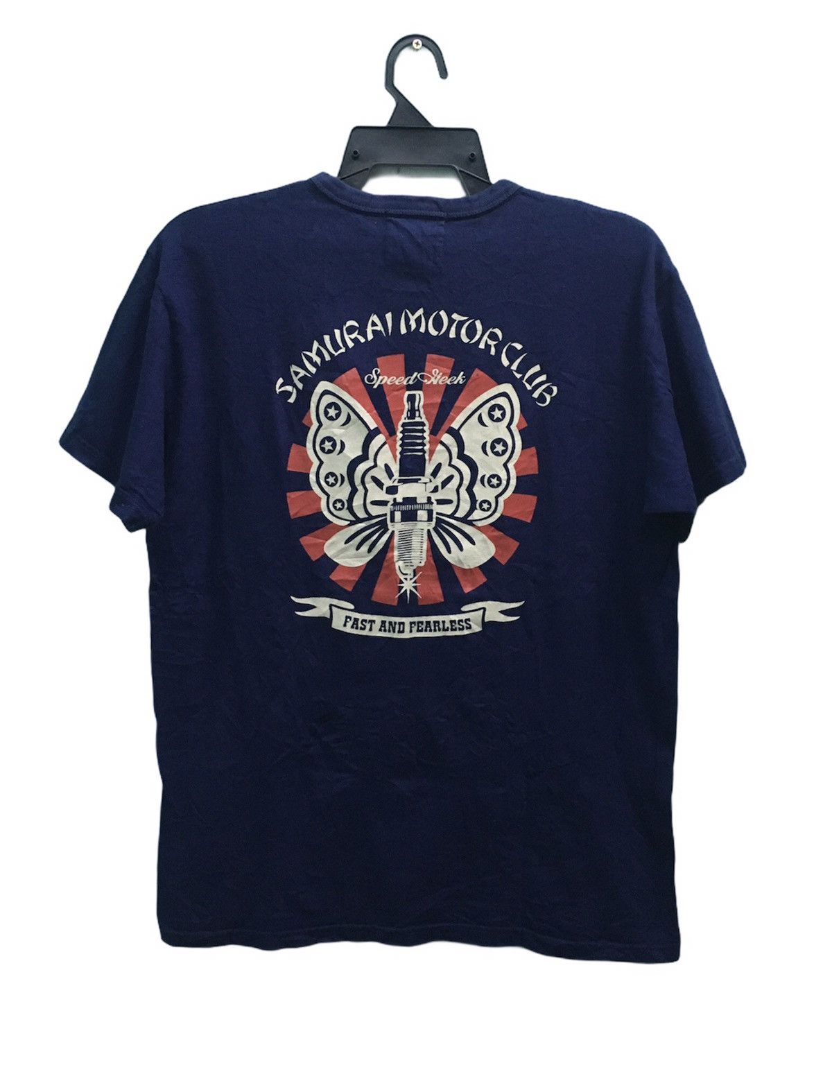 Rare Samurai Motor Club by Samurai Jeans Tee Large Size