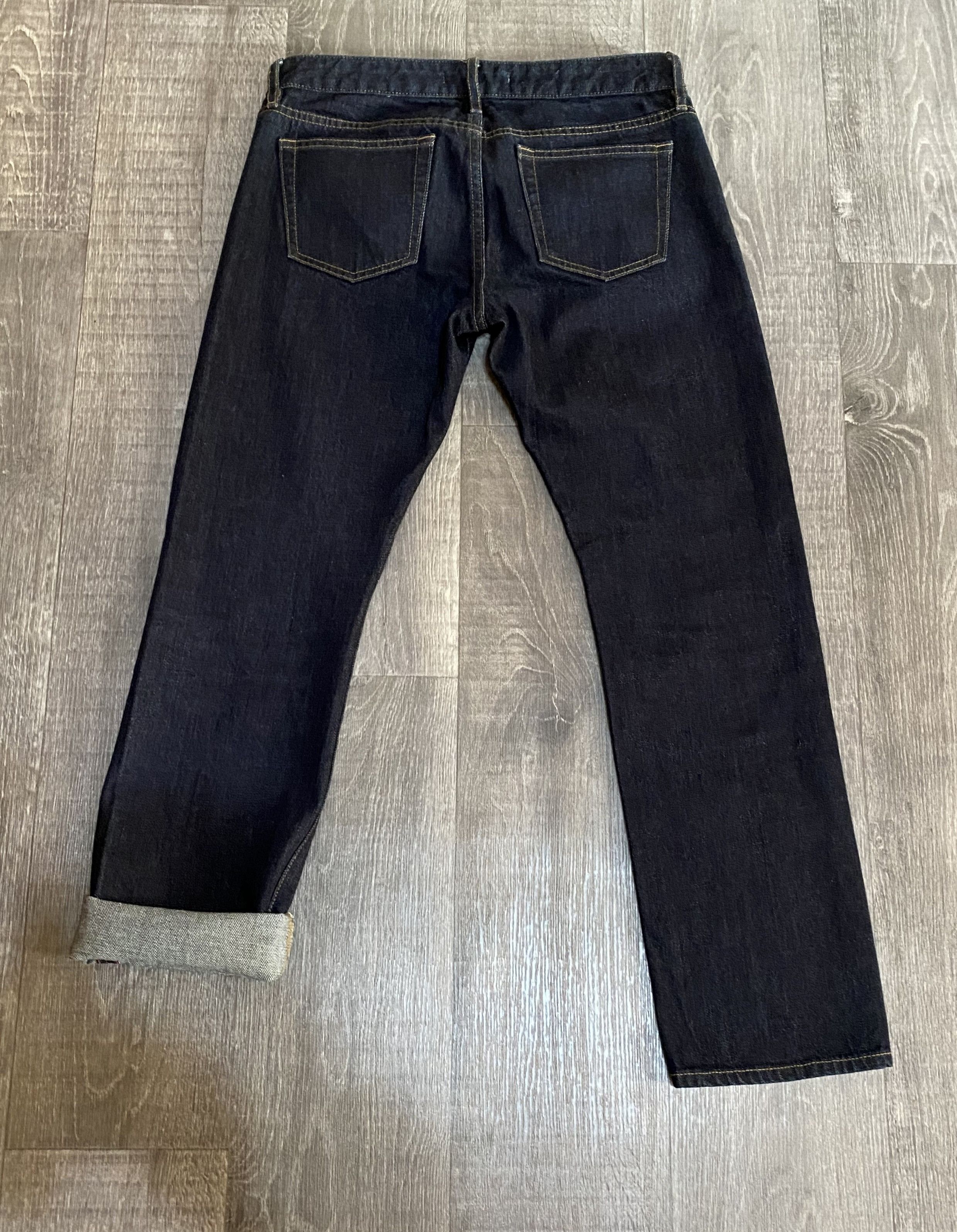 Uniqlo Uniqlo x Inesse De La Fressange Red Selvedge Denim Jeans Size US 26 / EU 42 - 3 Thumbnail