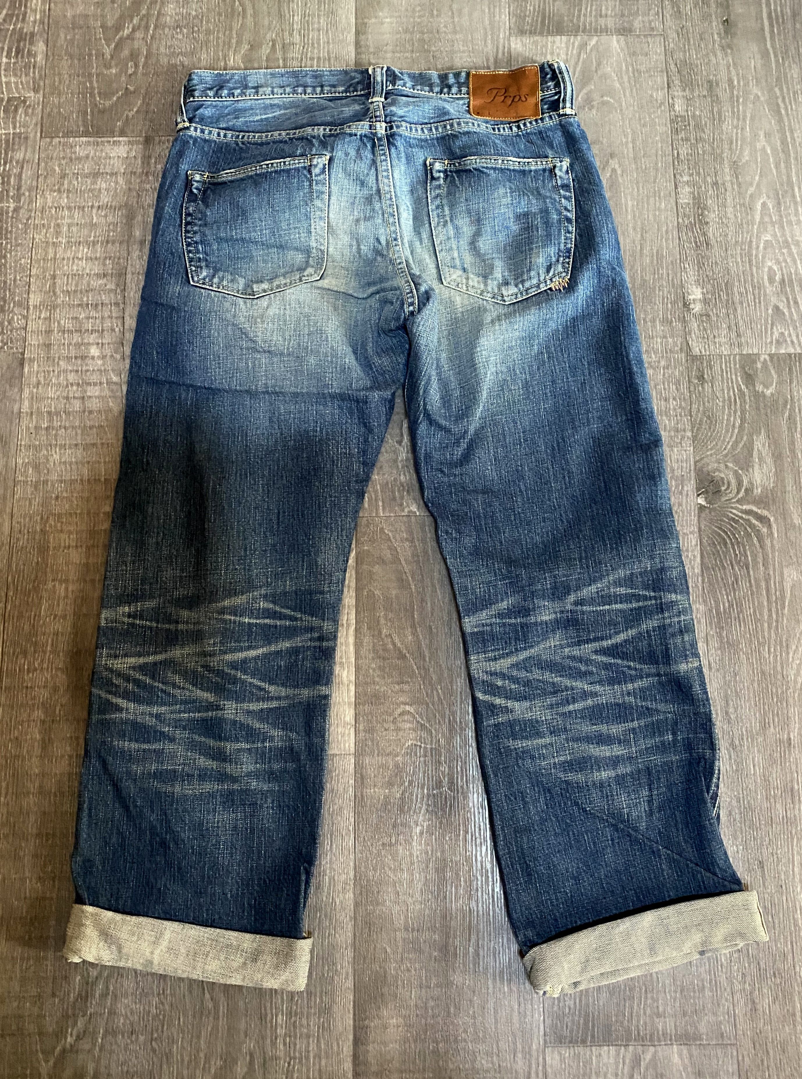 Prps PRPS Purple Selvedge Denim Button Jeans RARE Size US 31 - 4 Thumbnail