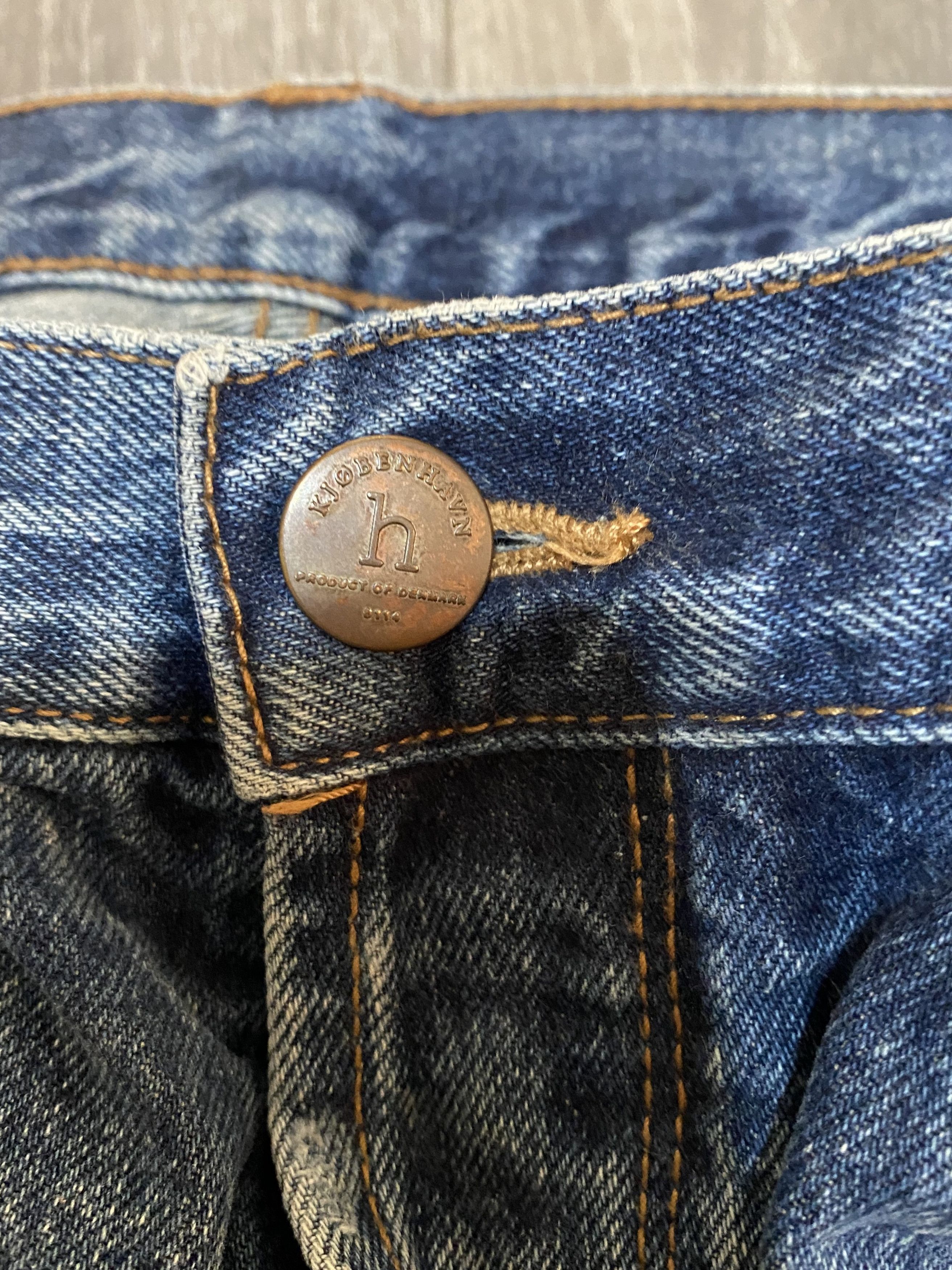 Han Kjobenhavn Han Kjobenhavn Green Selvedge Denim Jeans Size US 34 / EU 50 - 9 Thumbnail