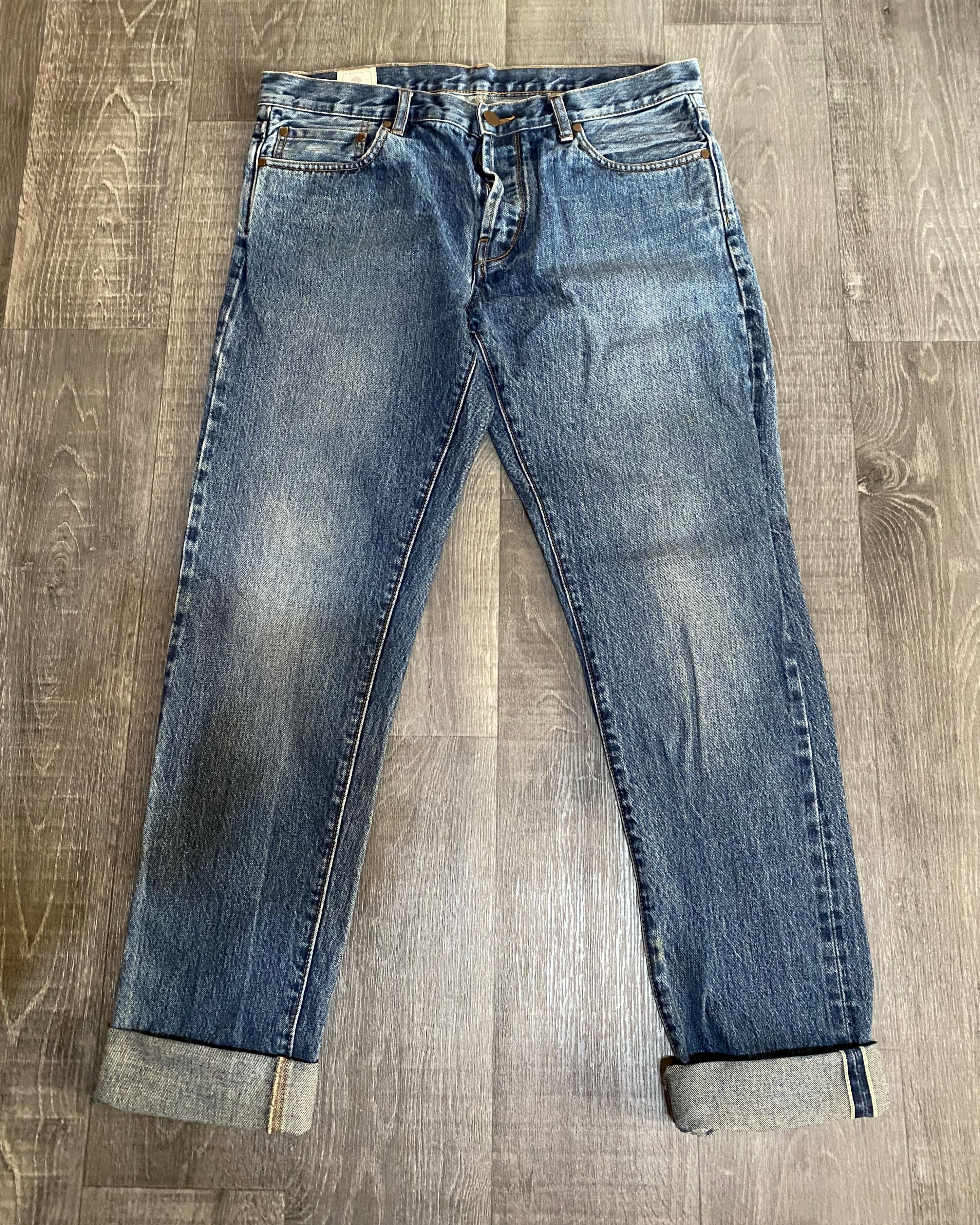Han Kjobenhavn Han Kjobenhavn Green Selvedge Denim Jeans Size US 34 / EU 50 - 3 Thumbnail