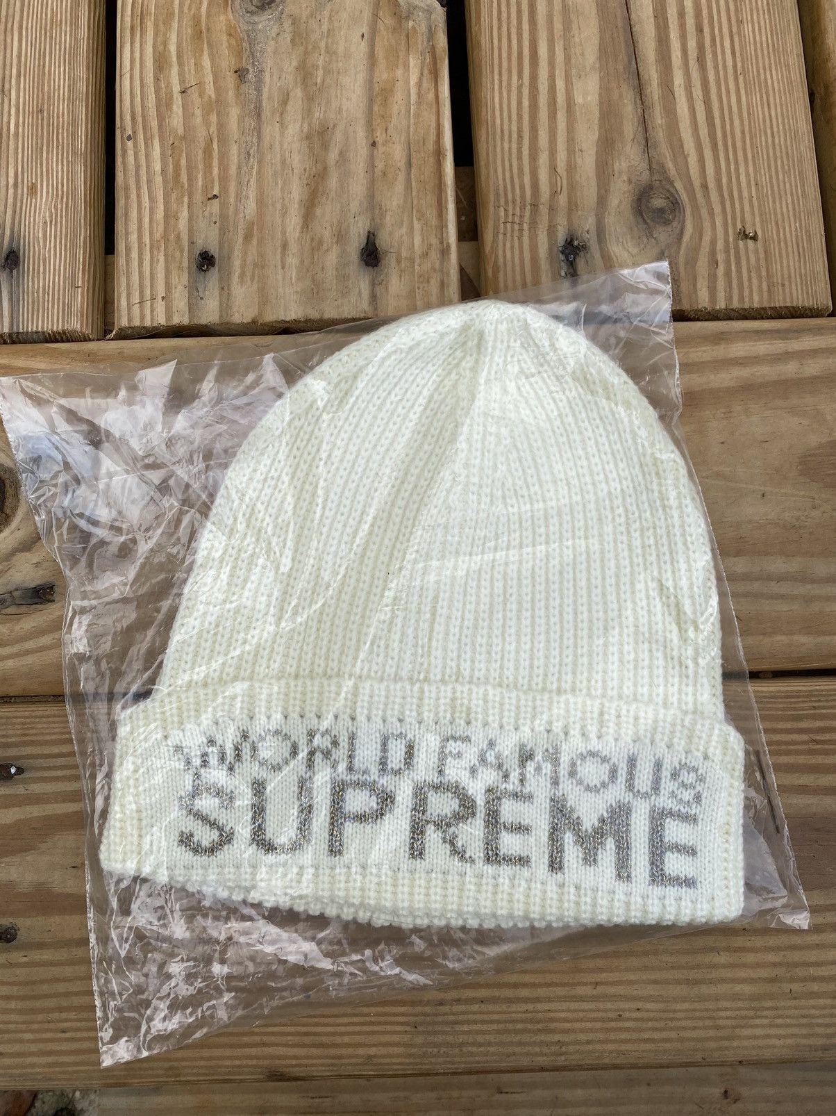 Supreme World Famous Beanie  Beanie, Clothes design, World famous