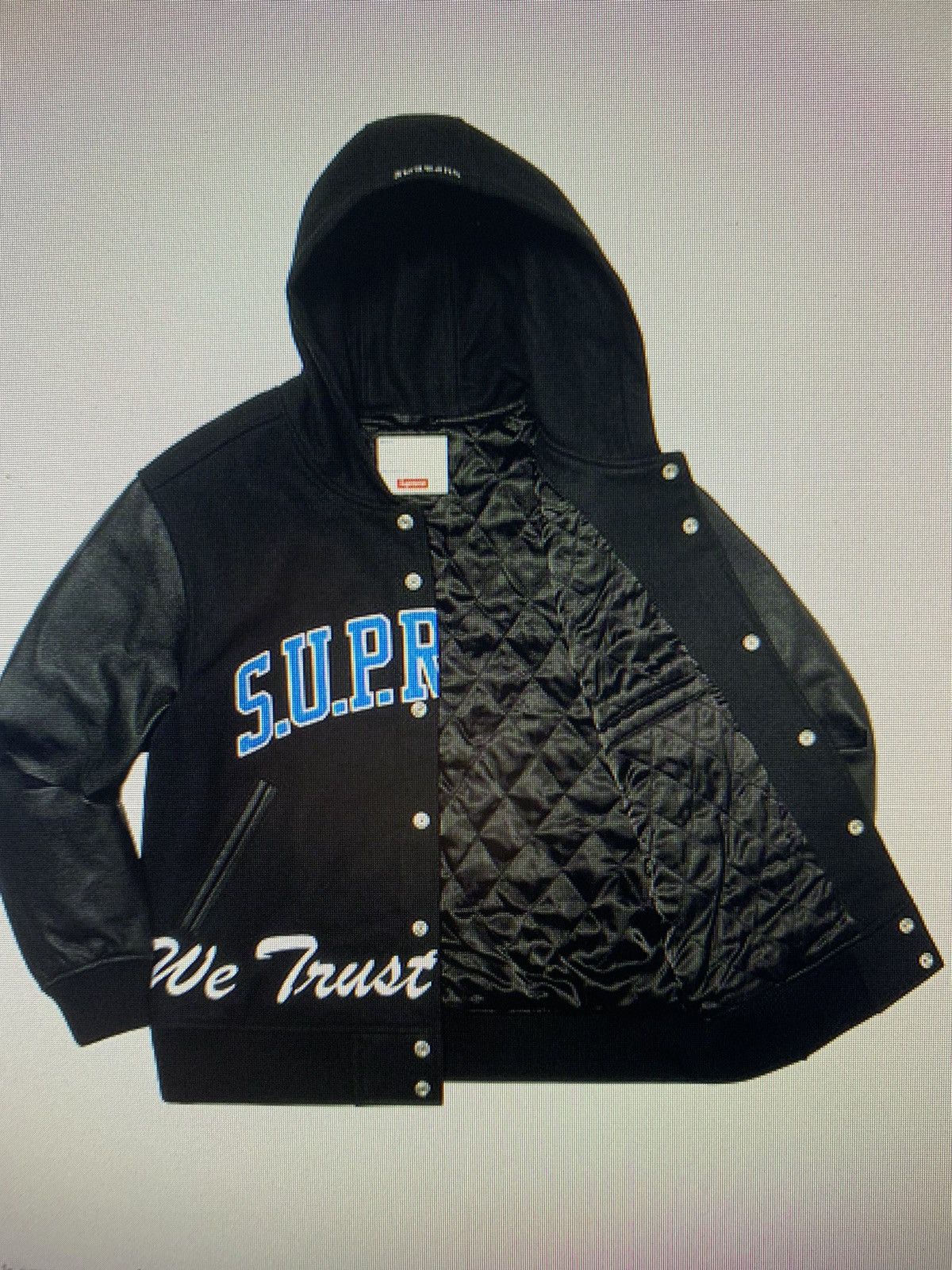 Supreme King Hooded Varsity Jacket | Grailed Supreme King Hooded Varsity Jacket | Grailed