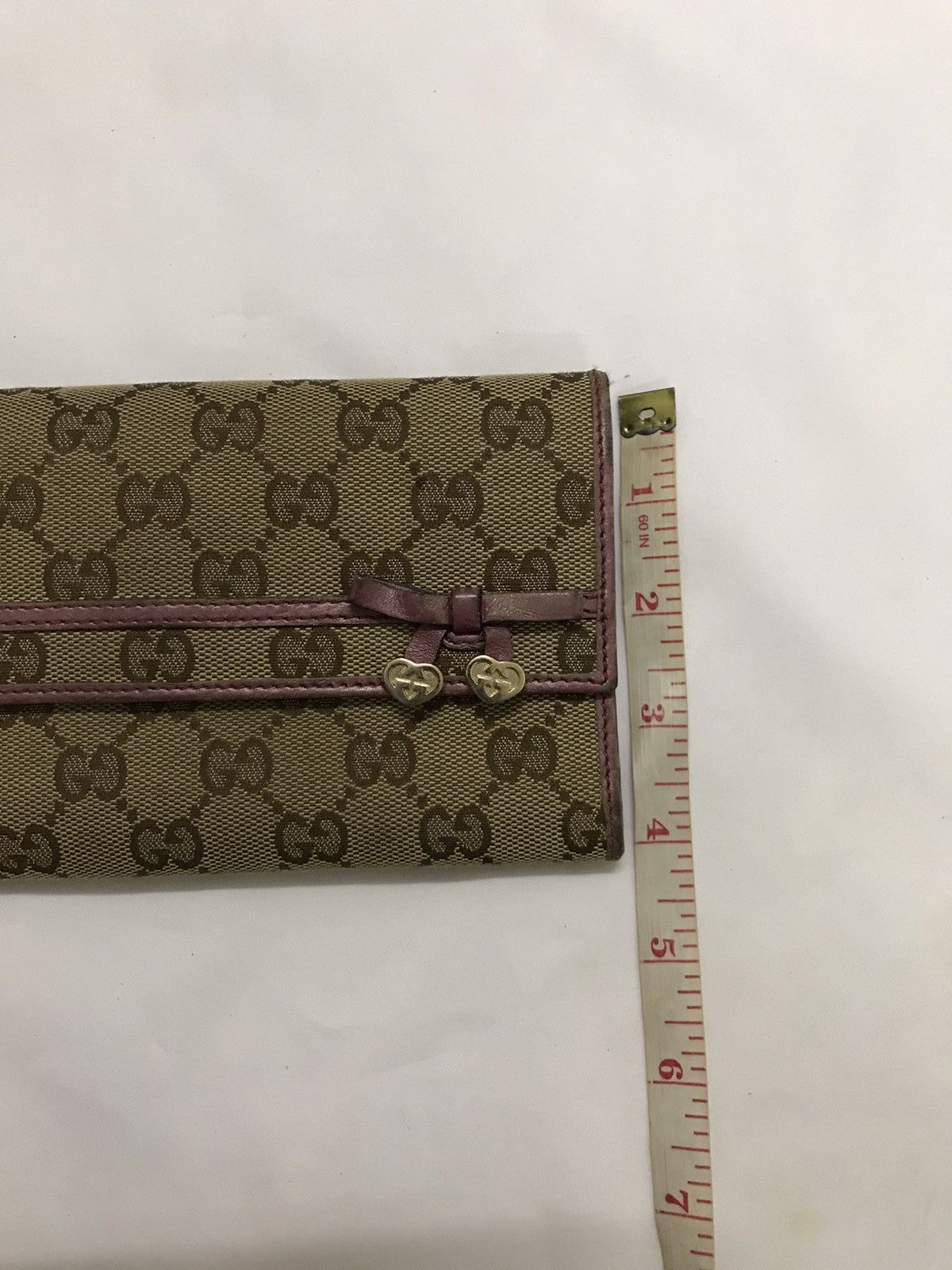 Vintage Authentic Vintage Gucci GG Monogram Long Wallet Size ONE SIZE - 13 Thumbnail