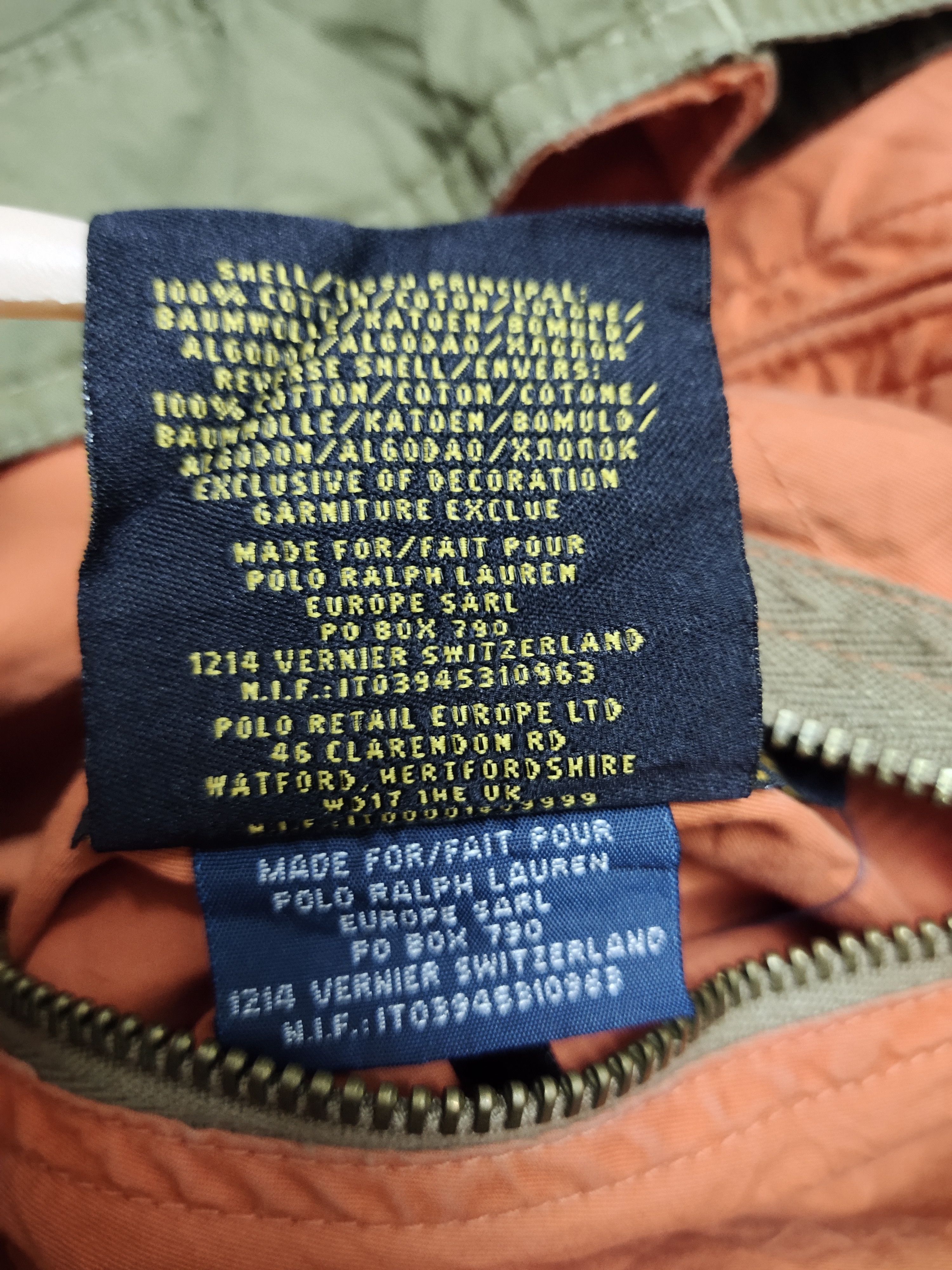 Polo Ralph Lauren Military Jacket Army Reversible Jacket