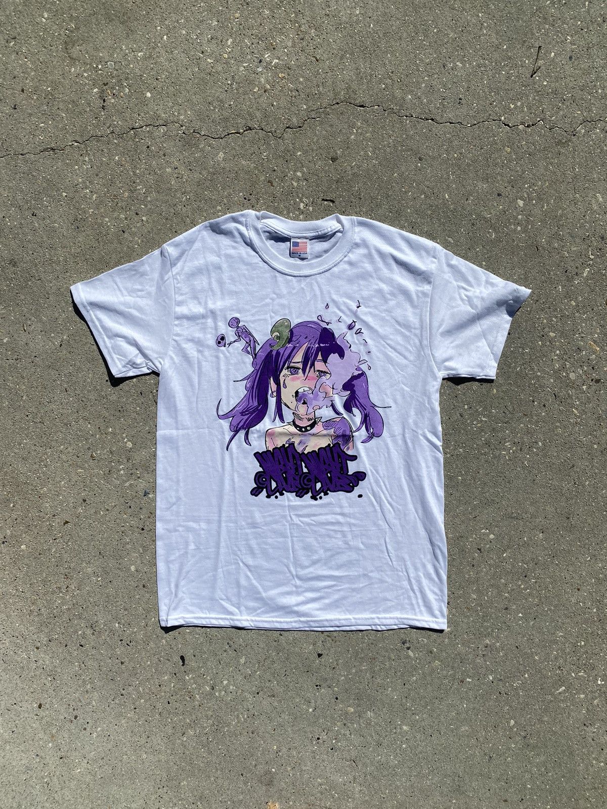 Japanese Brand Night Club Jun Inagawa Anime Purple Mist Tee - M | Grailed