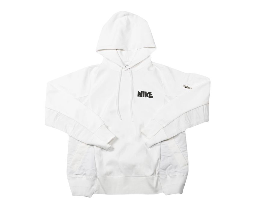 Nike Nike x Sacai White Hoodie 2020 - Large | Grailed