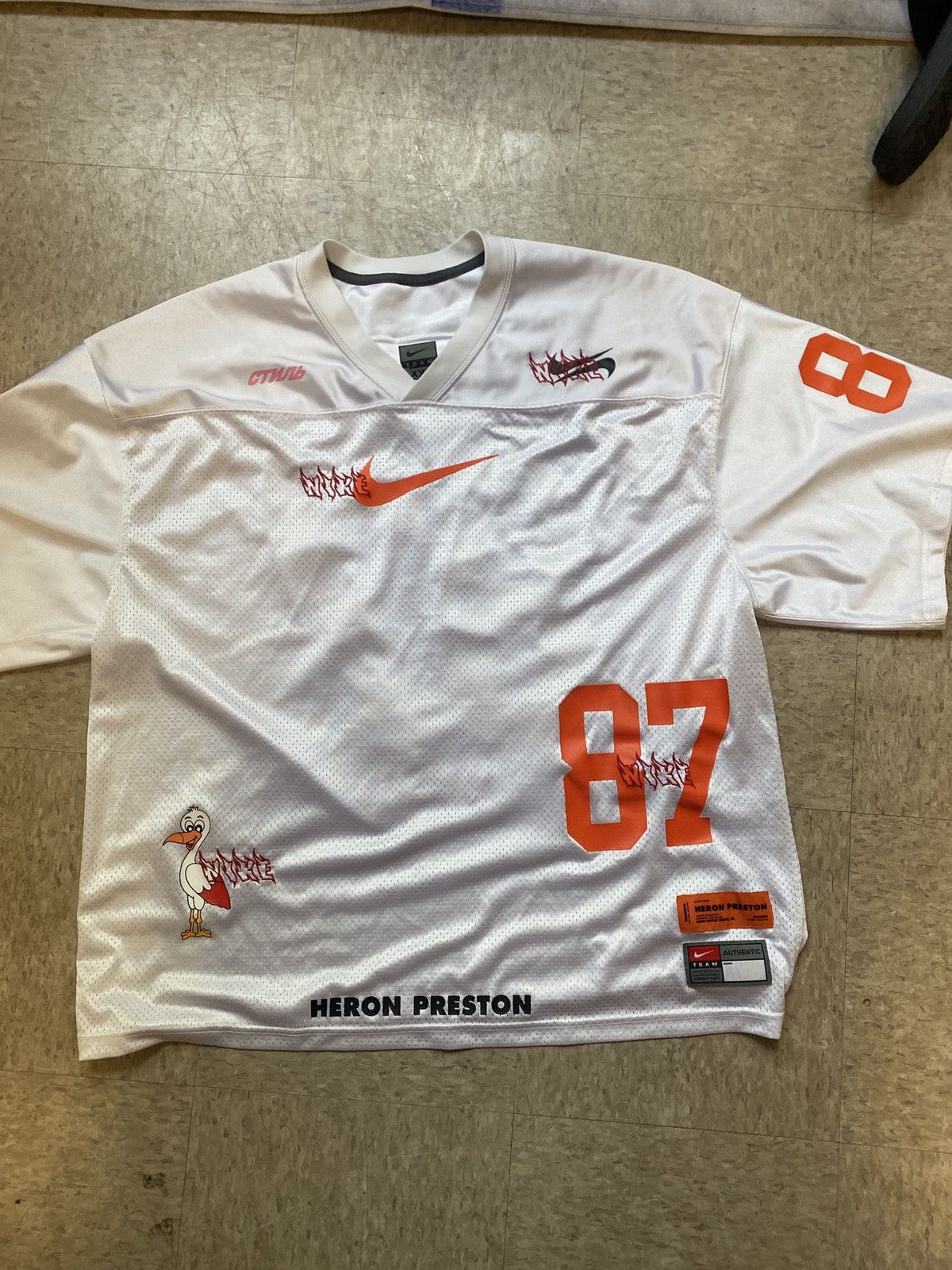 Heron Preston Nike Nike X Heron Preston Football Jersey Grailed