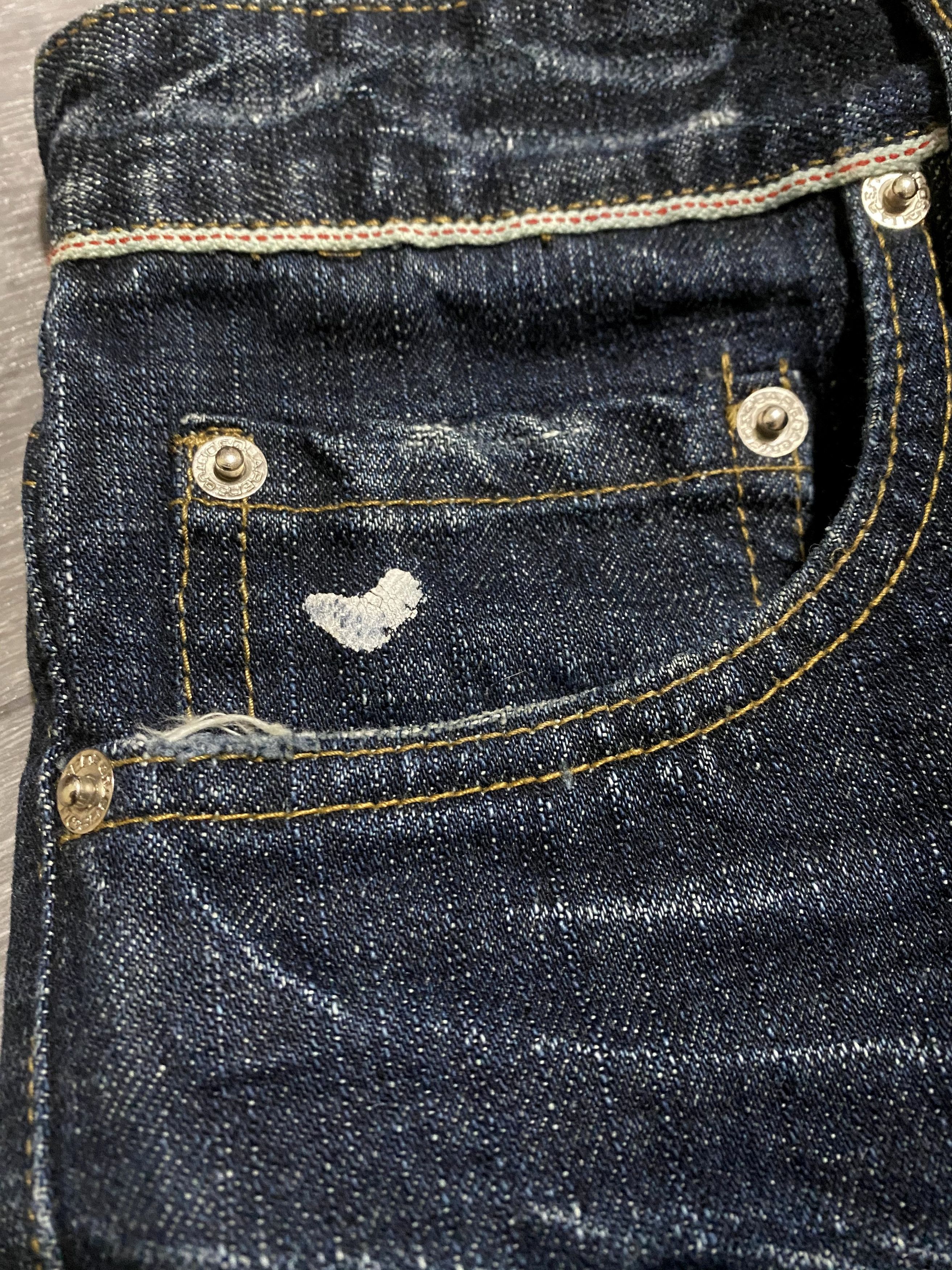 Dsquared2 Dsquared Paint Splatter Selvedge Washed Distress Denim Jeans Size 30" / US 8 / IT 44 - 10 Thumbnail
