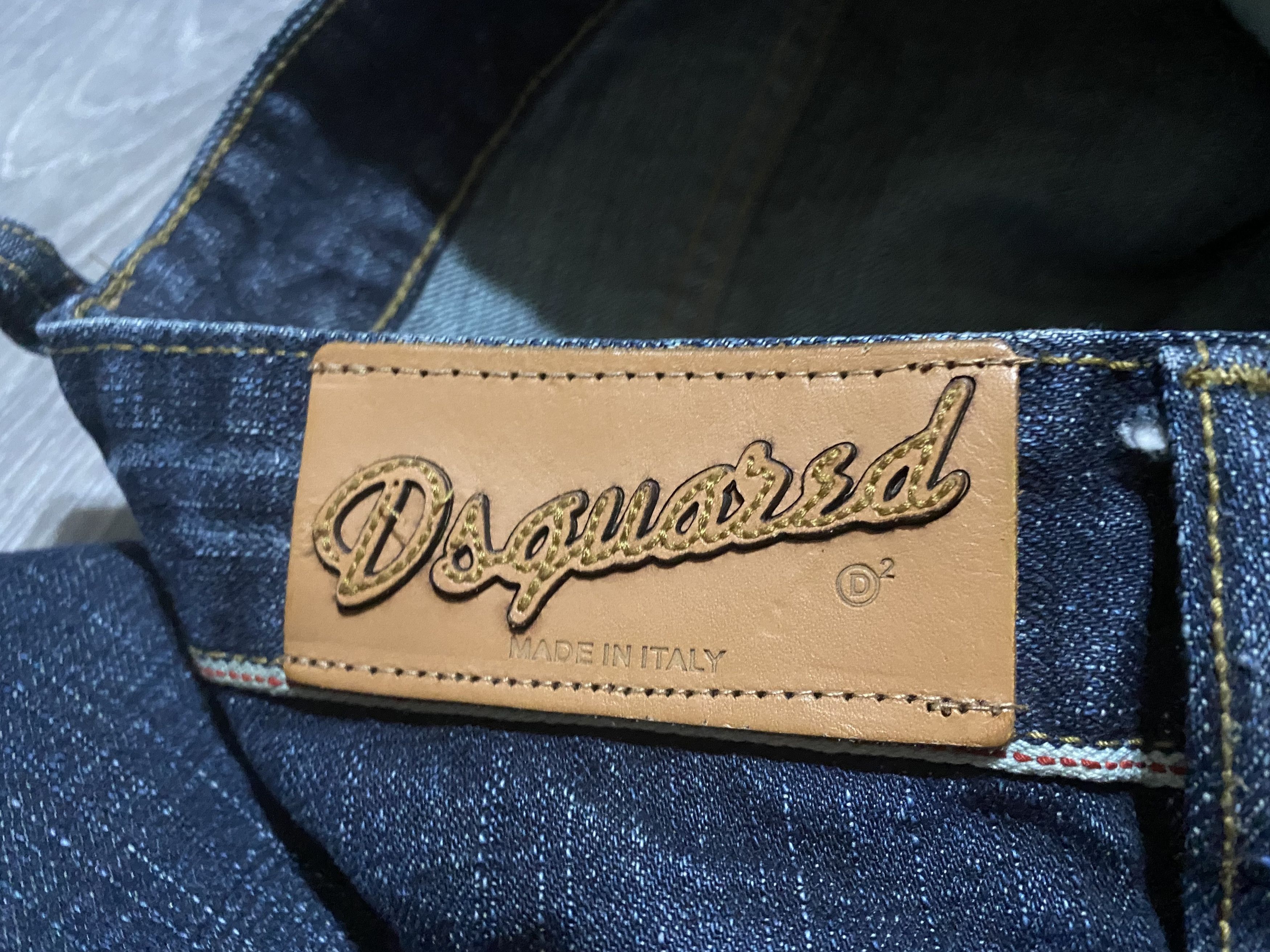 Dsquared2 Dsquared Paint Splatter Selvedge Washed Distress Denim Jeans Size 30" / US 8 / IT 44 - 4 Thumbnail