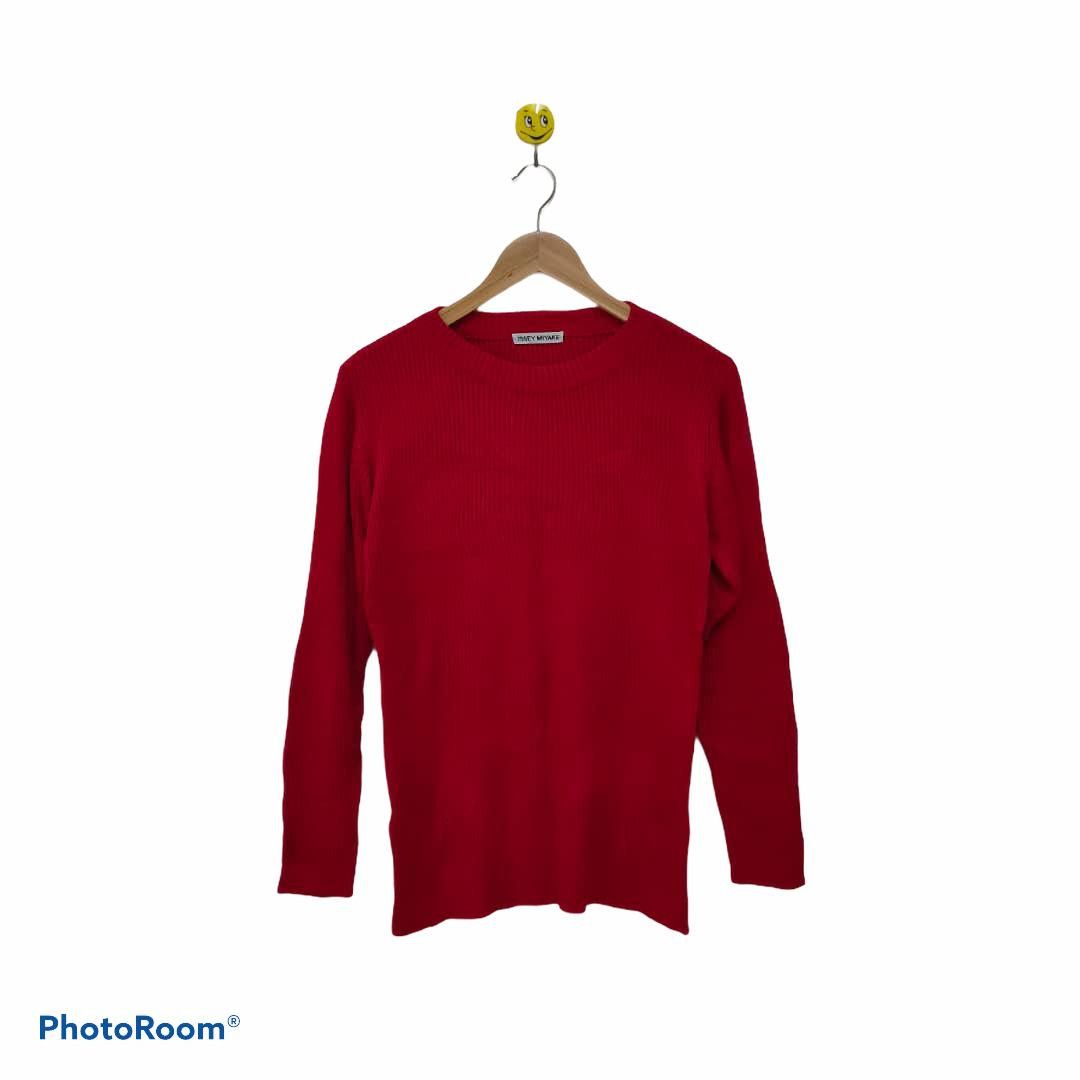 Issey Miyake Issey miyake knitwear red colour shirt Size US M / EU 48-50 / 2 - 1 Thumbnail